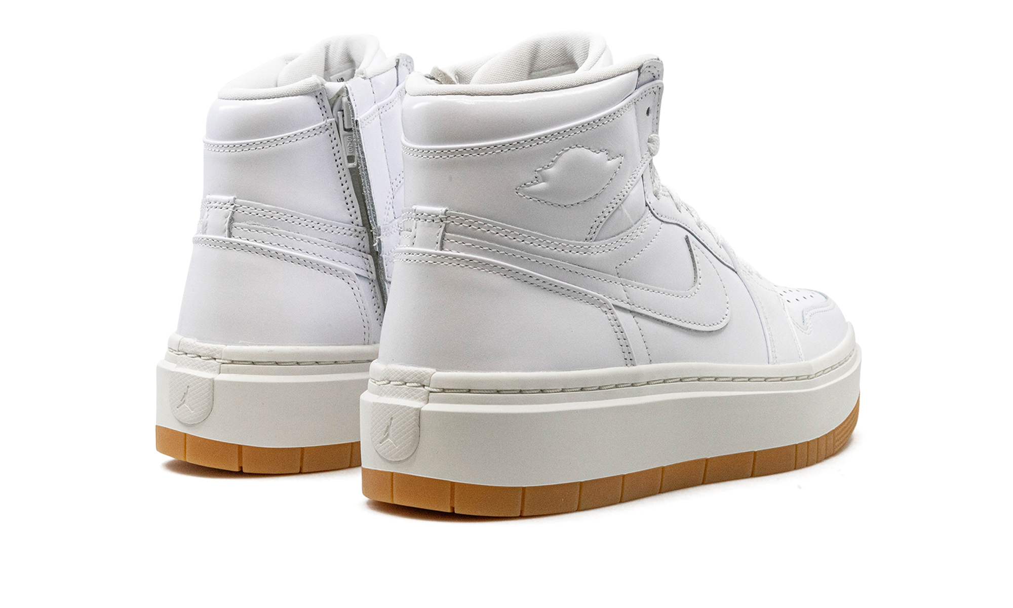 jordan 1 elevate high se white gum women s+FB9894-100+diagnol right behind view