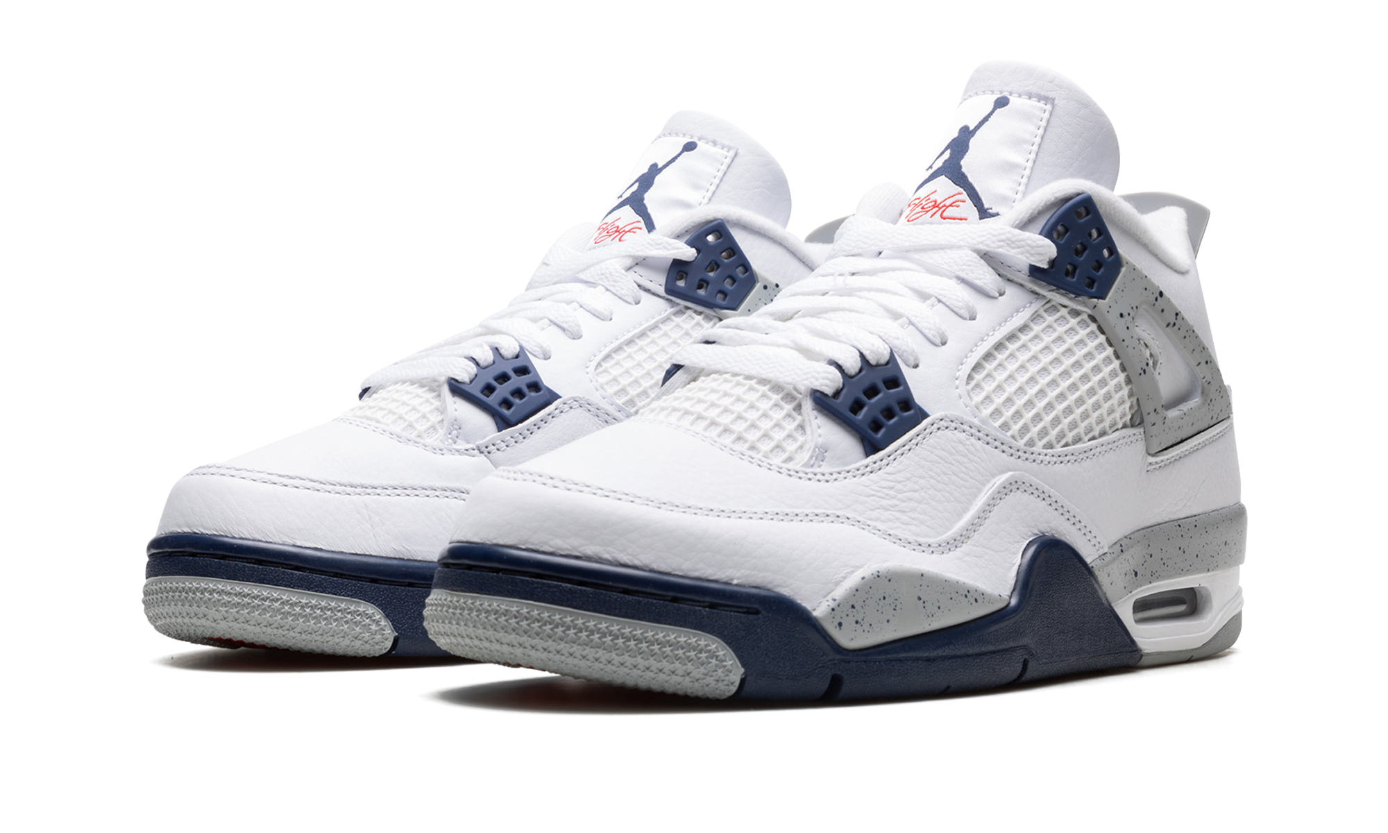 jordan 4 retro midnight navy+DH6927-140+diagnol left view