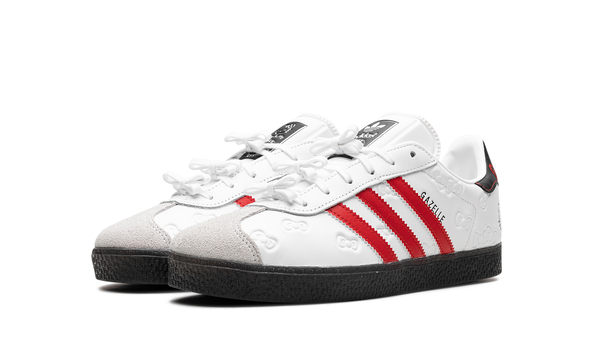 adidas gazelle hello kitty gs+IH9953+diagnol left view