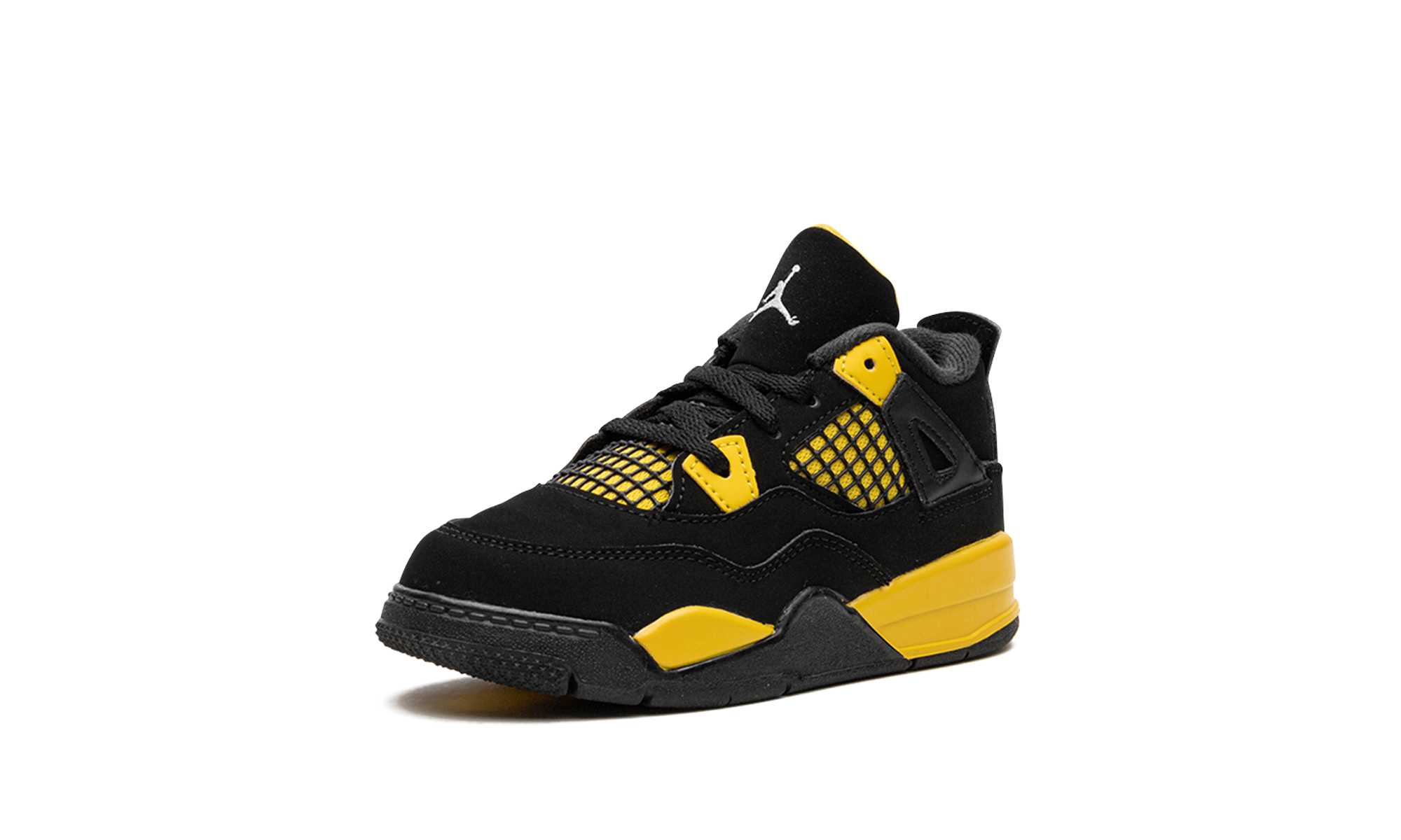 jordan 4 retro thunder 2023 td+BQ7670-017+left diagnol single view