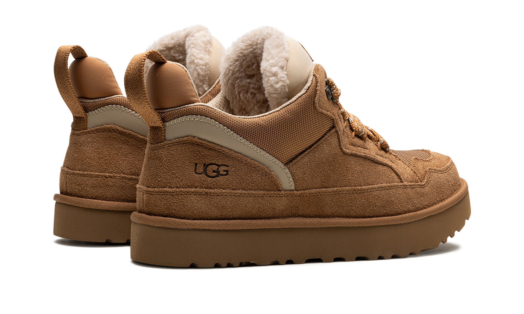 ugg lowmel chestnut+1170750-CHE+diagnol right behind view