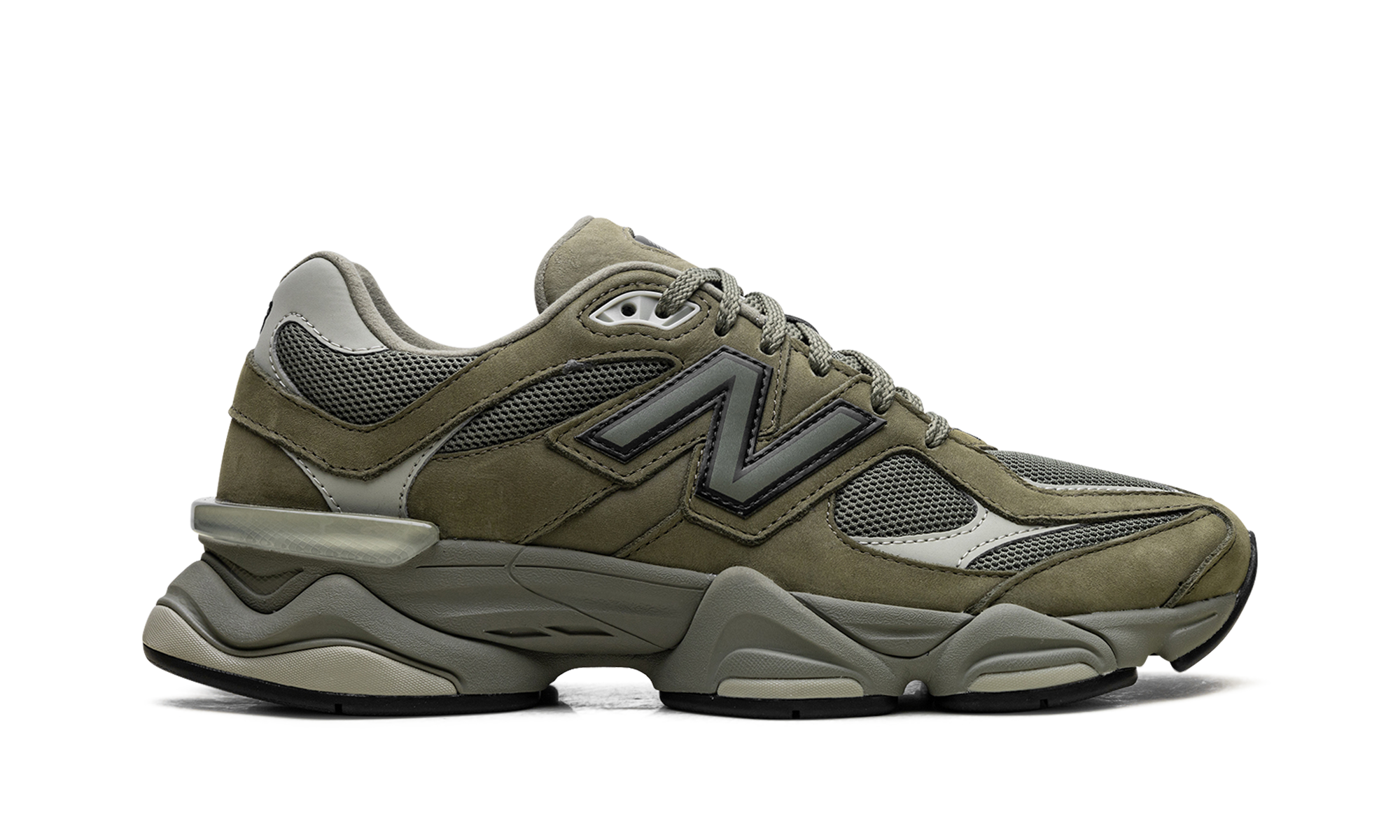 new balance 9060 dark olivine+U9060ZGD+right view