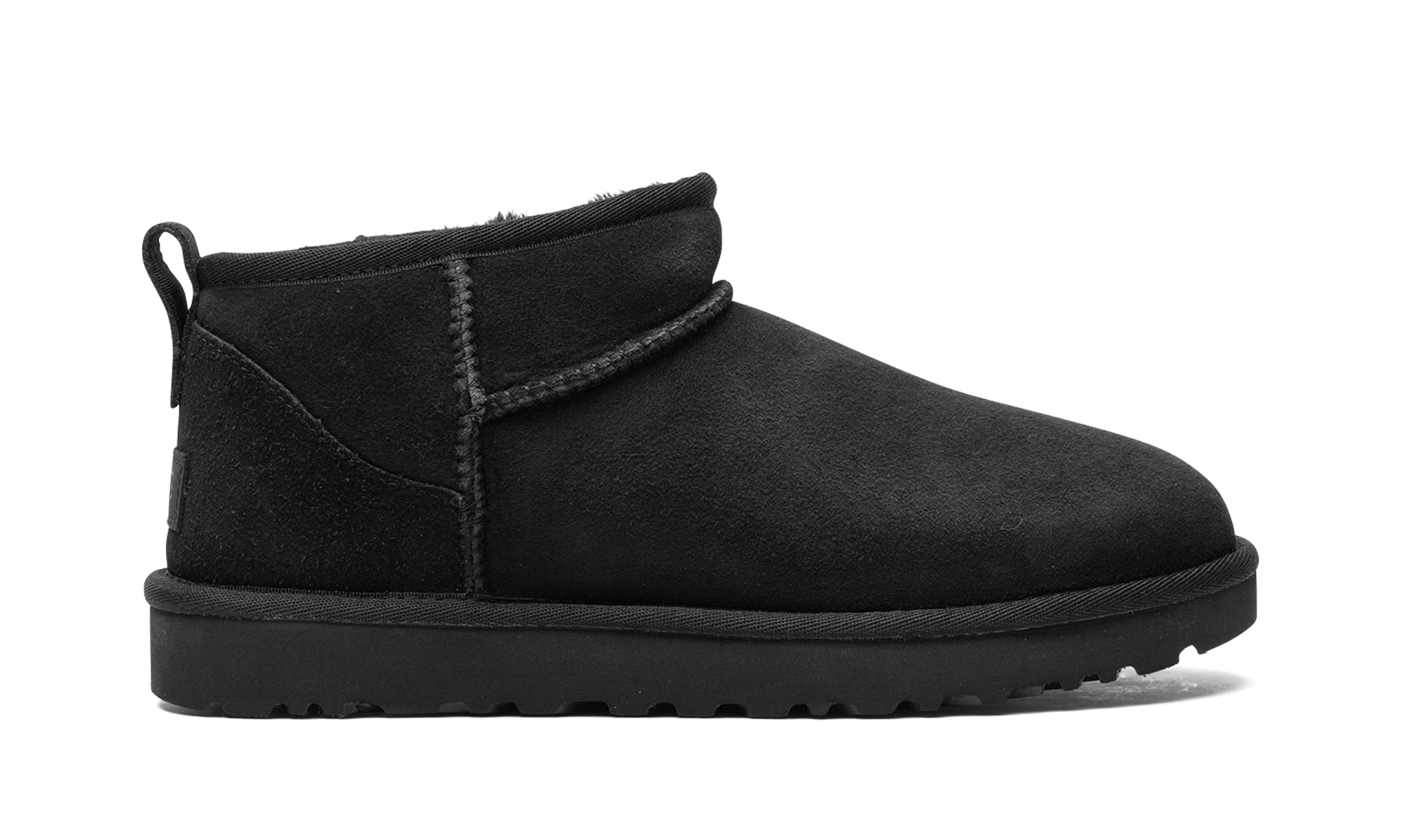 ugg classic ultra mini boot black women s+1116109-BLK+right view