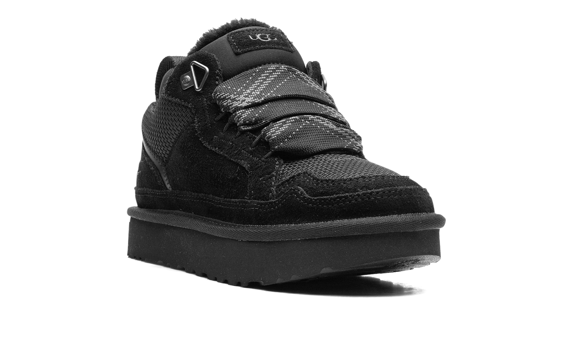 ugg lowmel black women s+1144032-BLK+diagnol right view