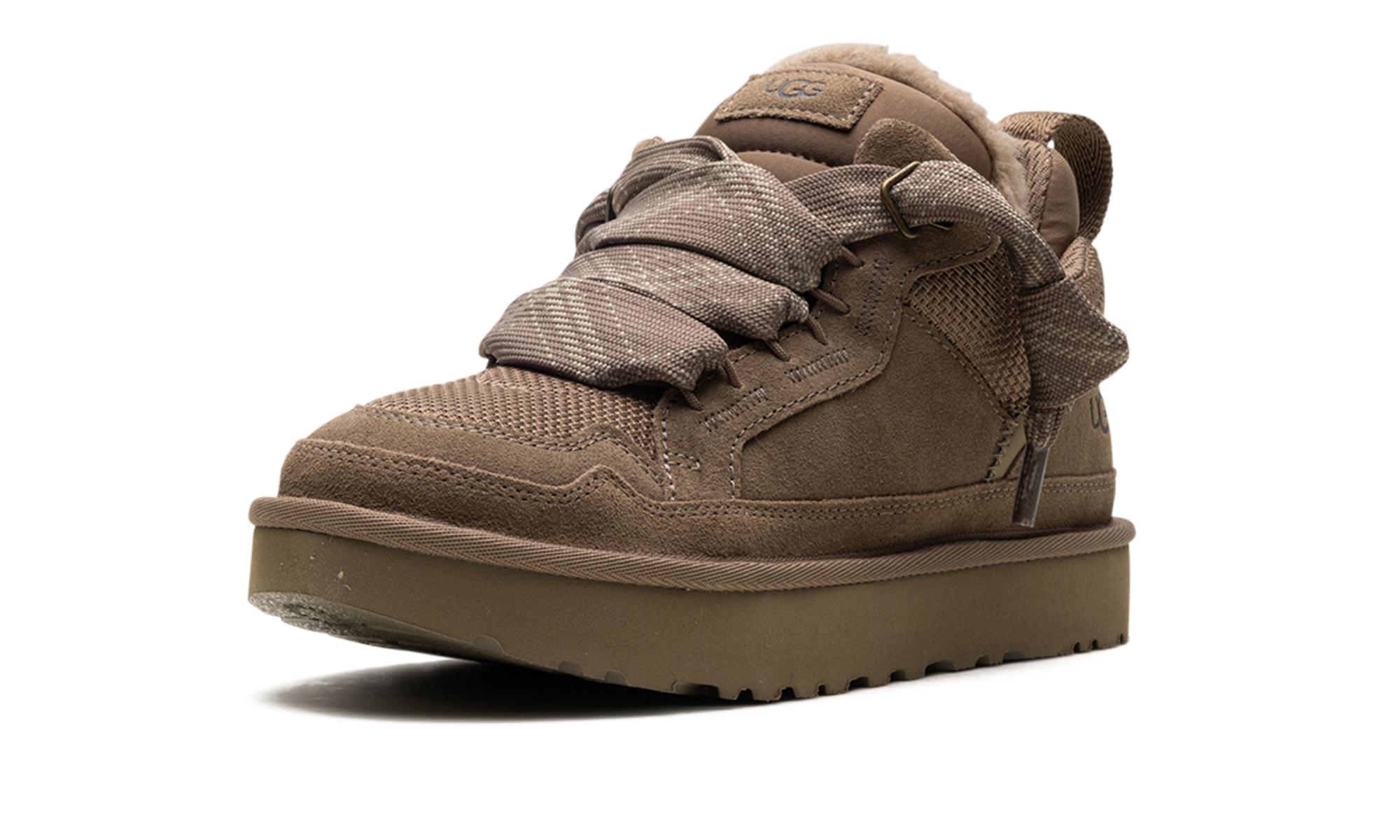 ugg lowmel hickory women s+1144032-HCK+left diagnol single view