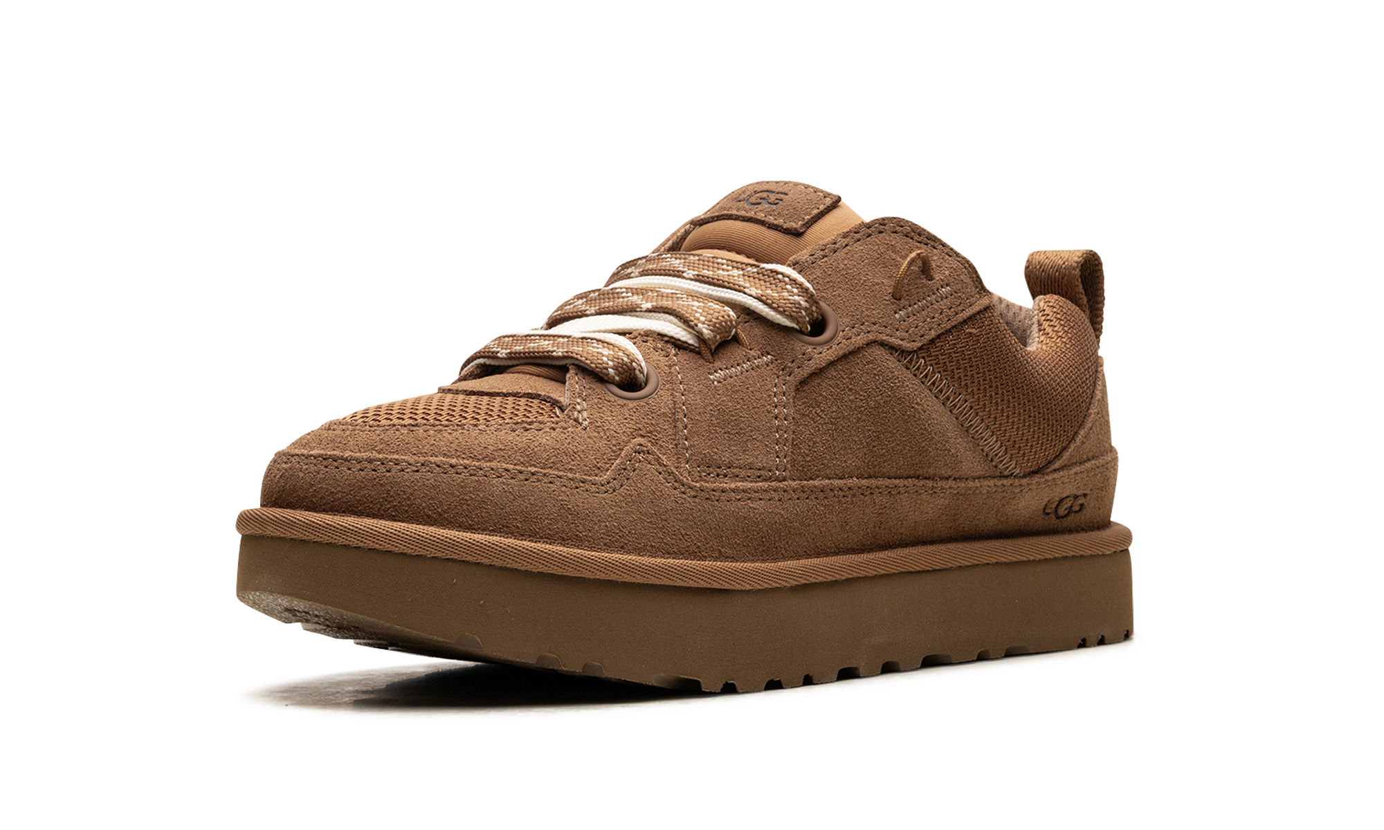 ugg lowmel lo chestnut women s+1168890-CHE+left diagnol single view