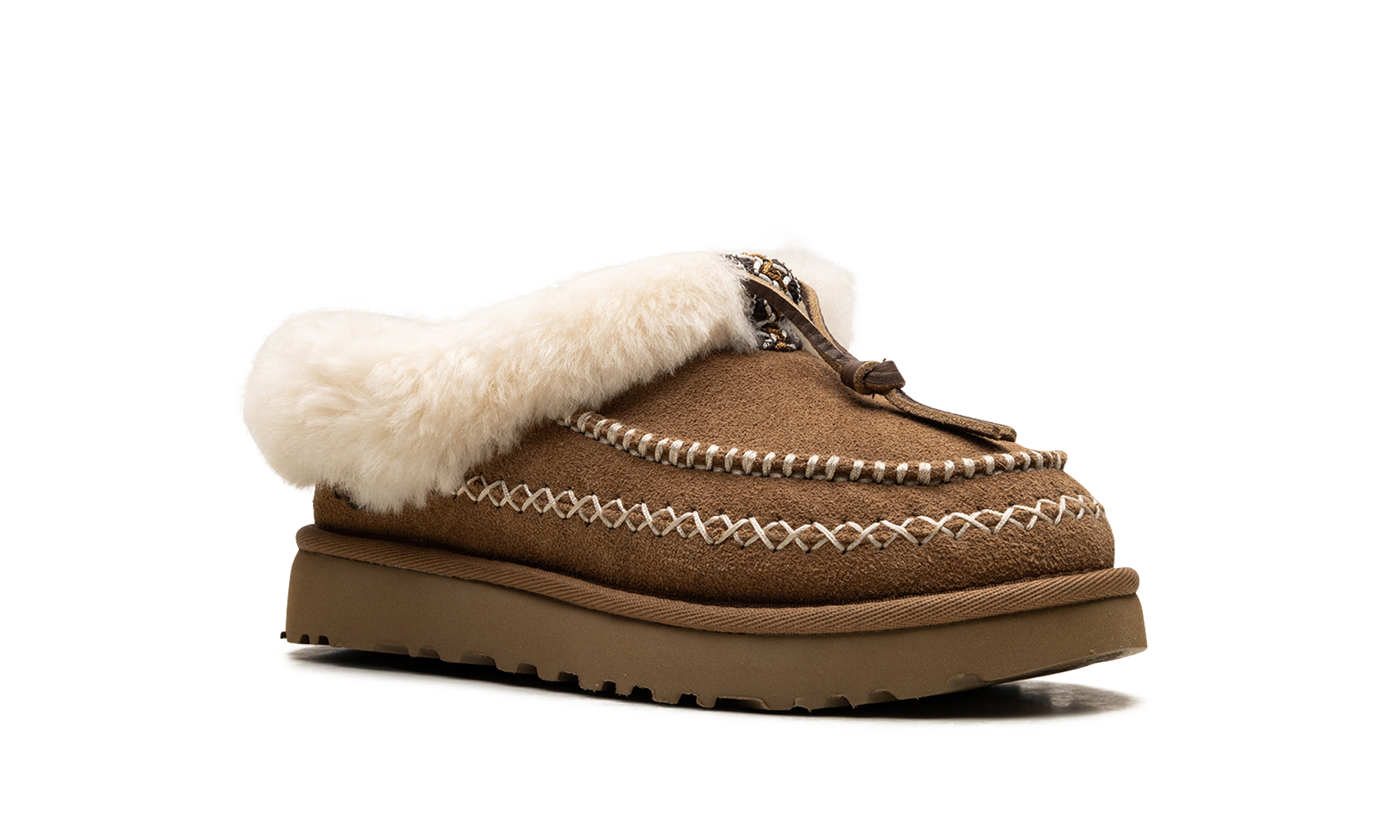 ugg tasman alpine slipper chestnut women s+1158258-CHE+diagnol right view