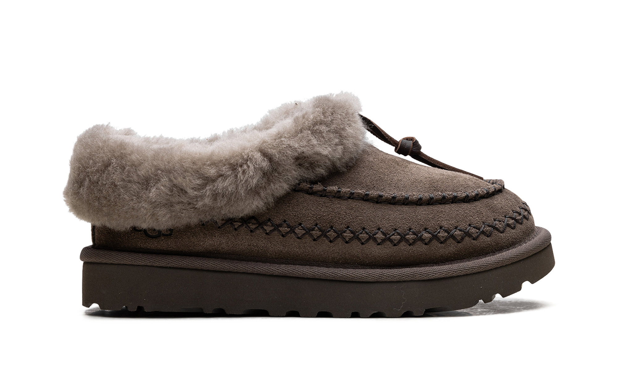 ugg tasman alpine slipper hickory women s+1158258-HCK+right view