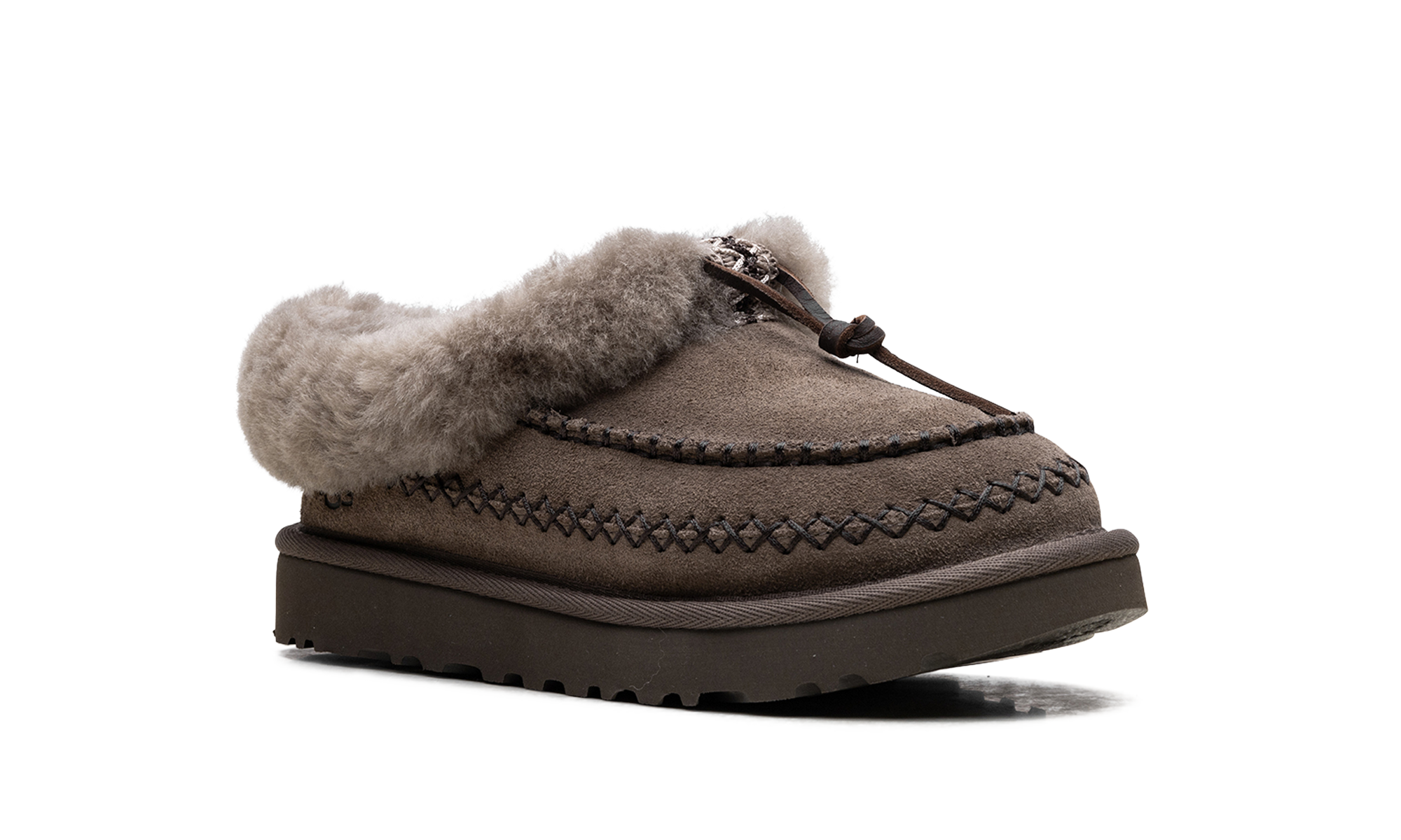ugg tasman alpine slipper hickory women s+1158258-HCK+diagnol right view