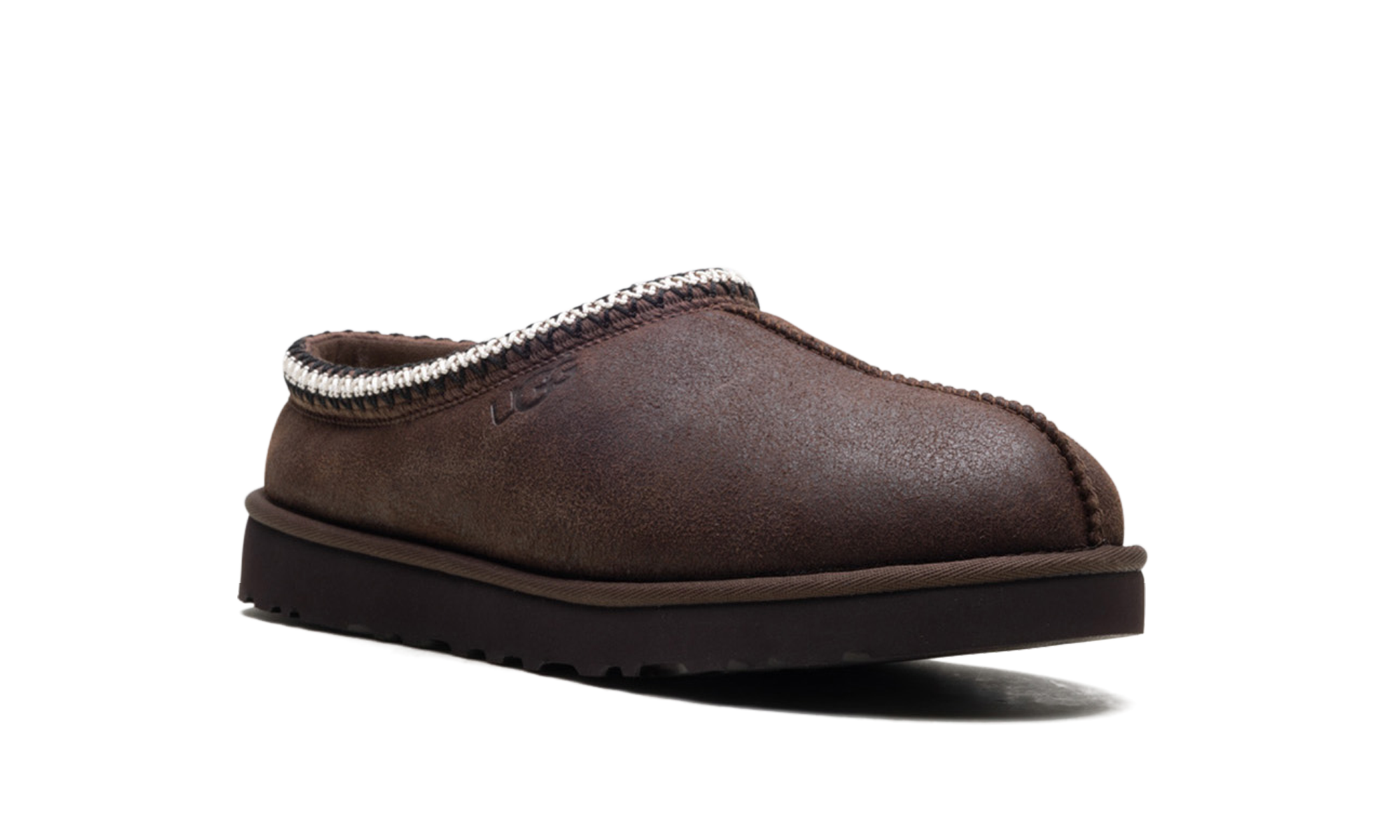 ugg tasman distressed slipper burnt cedar+1158172-BCDR+diagnol right view