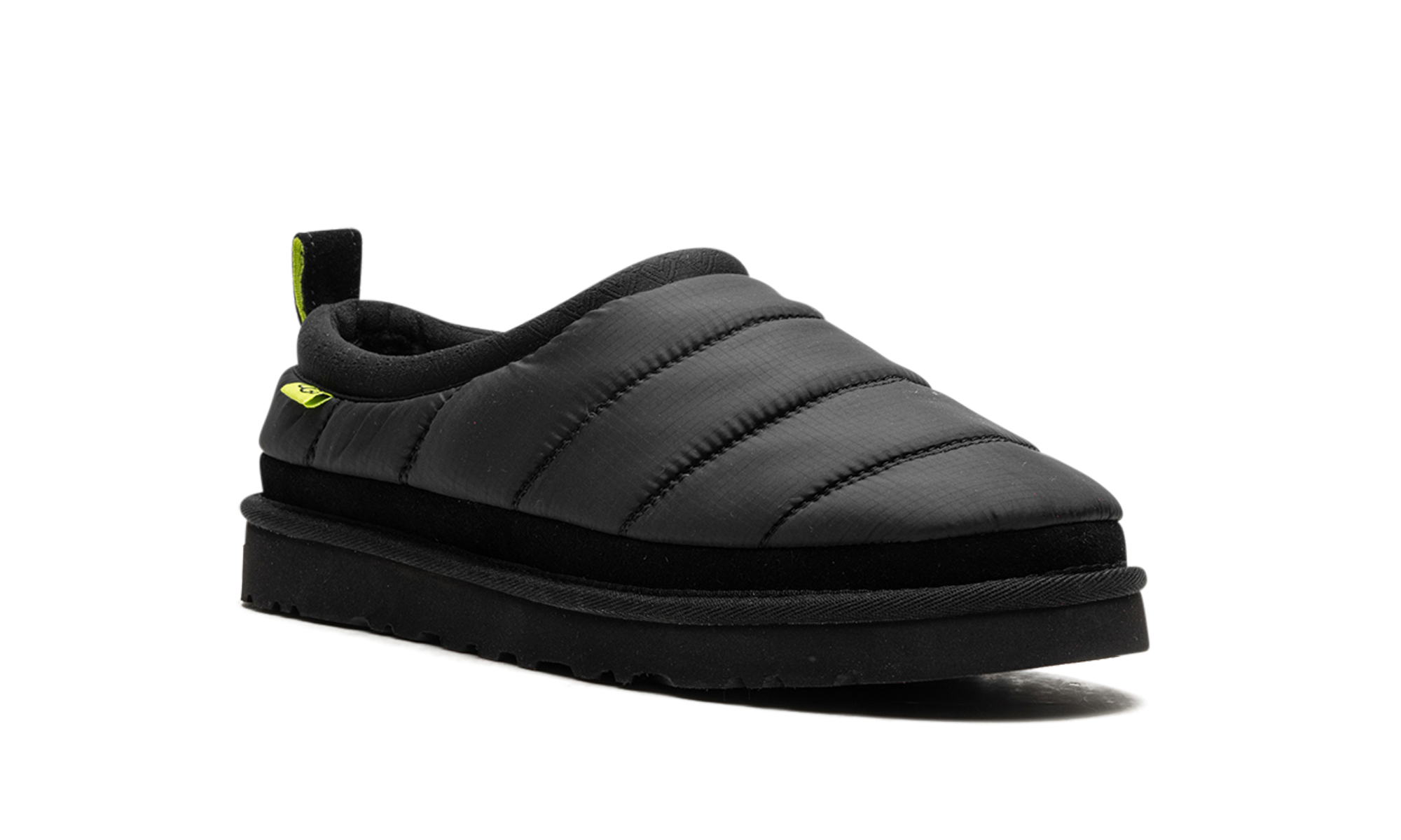 ugg tasman lta slipper black+1127735-BLK+diagnol right view