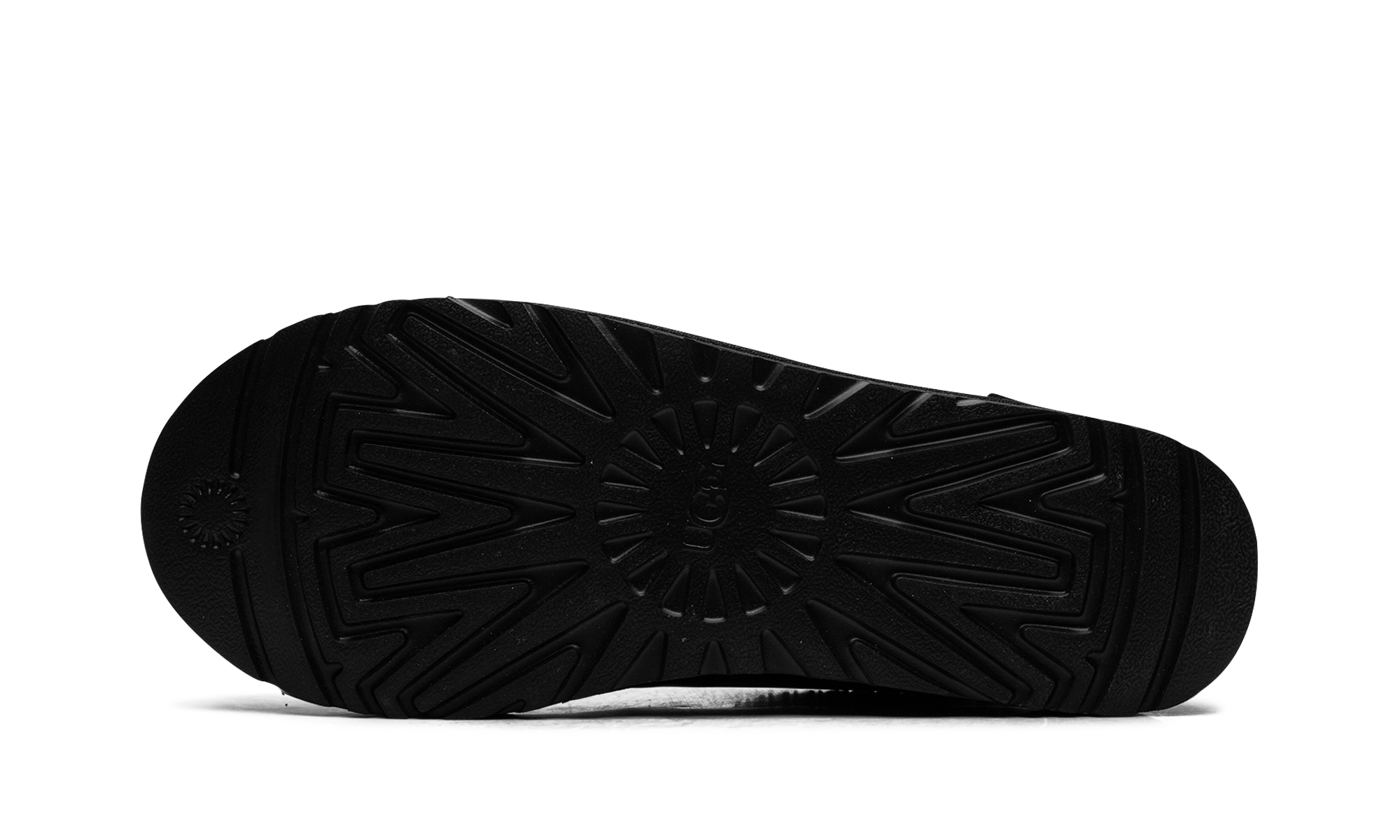 ugg tasman lthr regen slipper black+1163890-BLK+bottom view