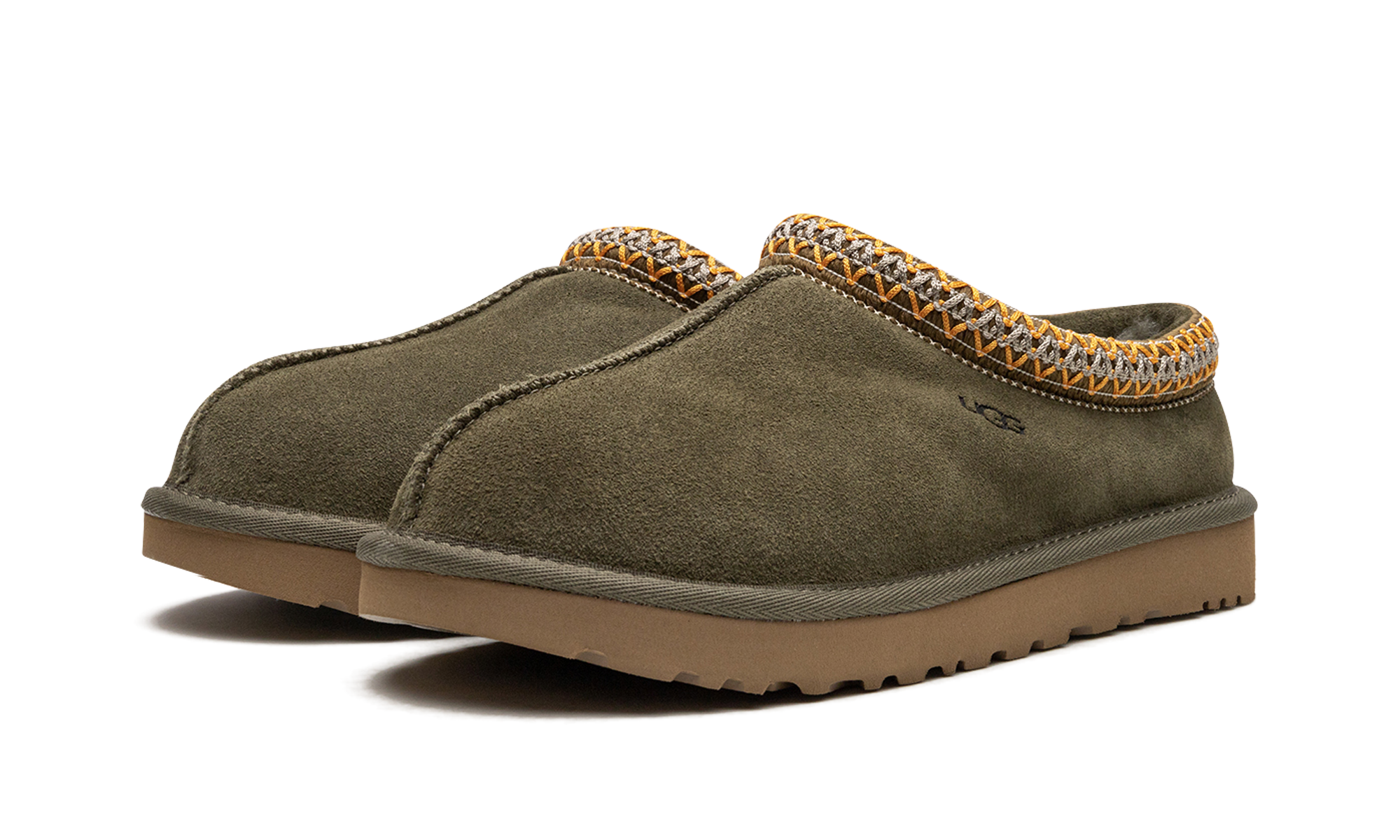 ugg tasman slipper burnt olive women s+5955-BTOL+diagnol left view