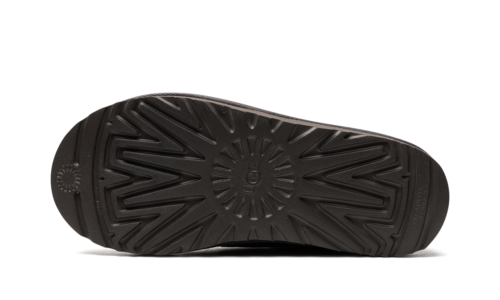 ugg tasman slipper dark grey women s+5955-DGRY+bottom view