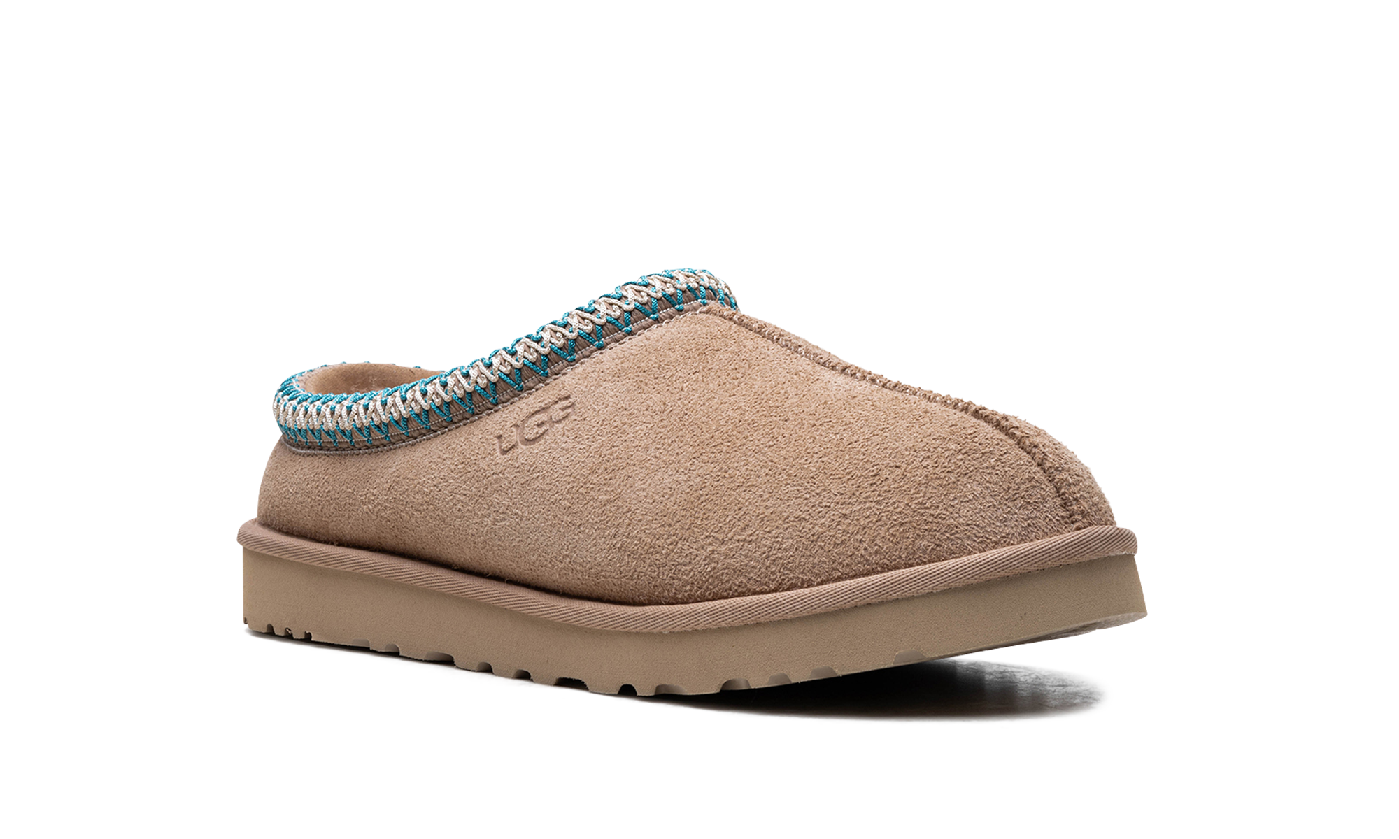 ugg tasman slipper driftwood white pepper+5950-DRF+diagnol right view