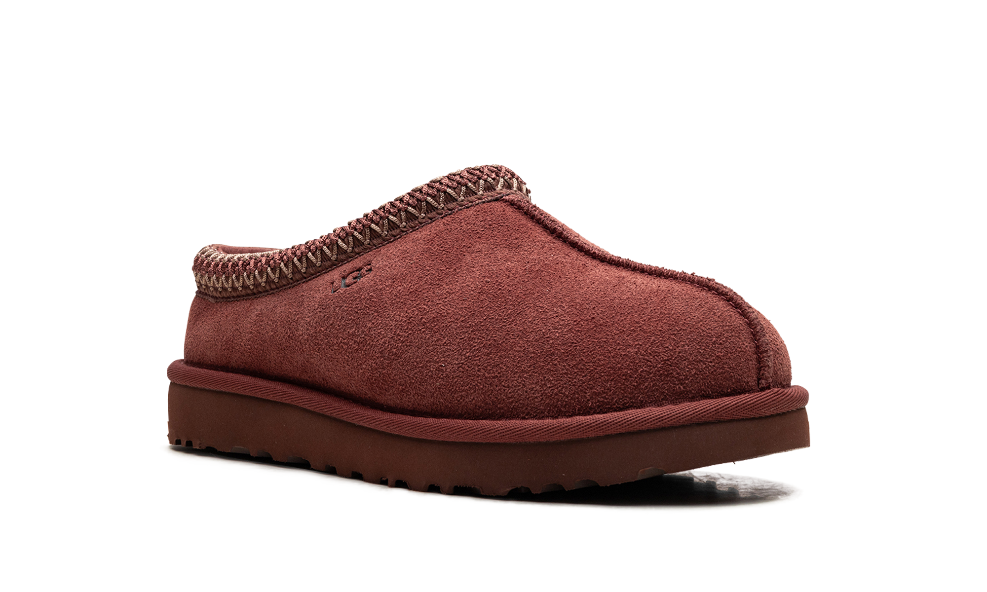 ugg tasman slipper red jasper women s+5955-RDJ+diagnol right view
