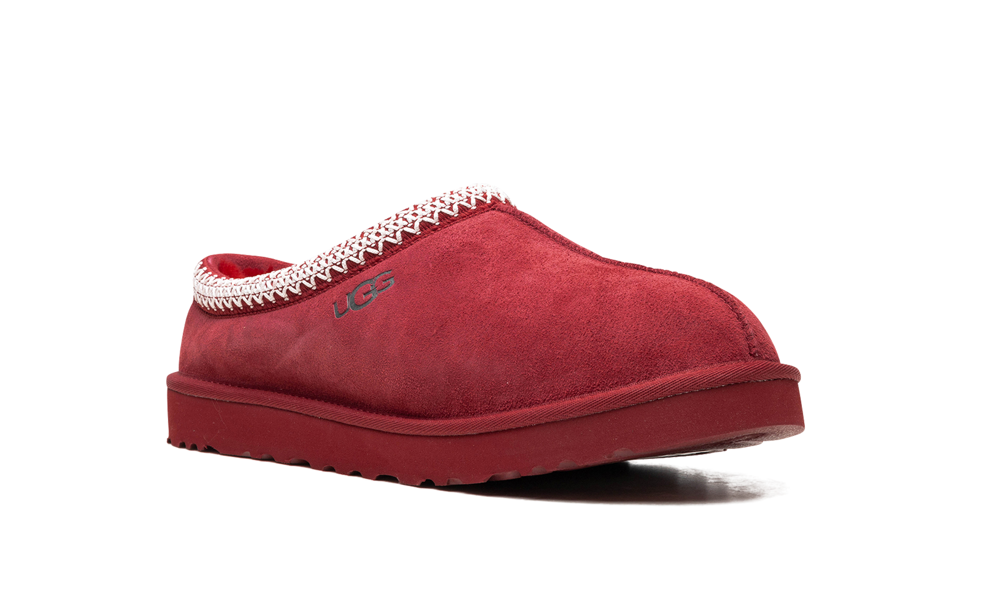 ugg tasman slipper red wine+5950-RWN+diagnol right view