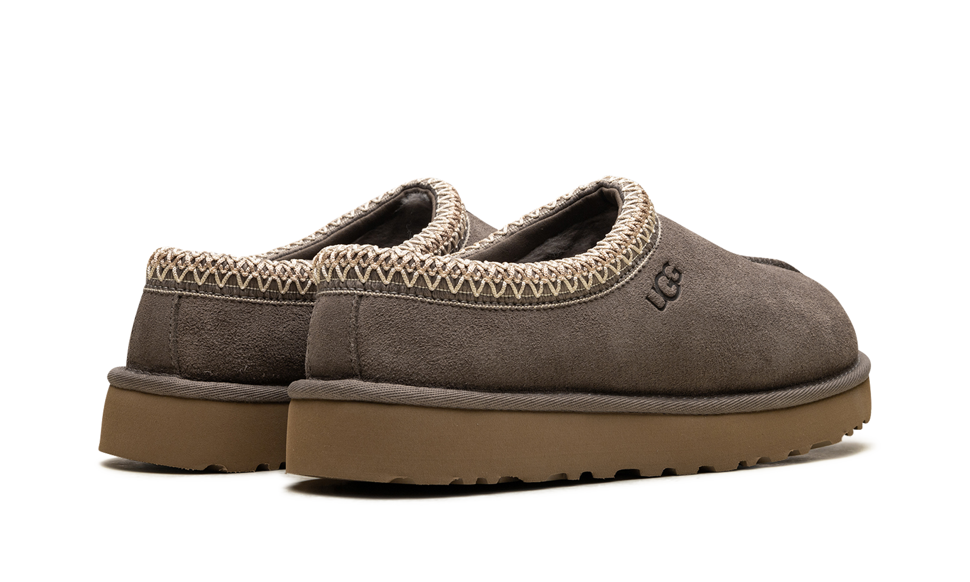 ugg tasman slipper smoke plume women s+5955-SKP+diagnol right behind view