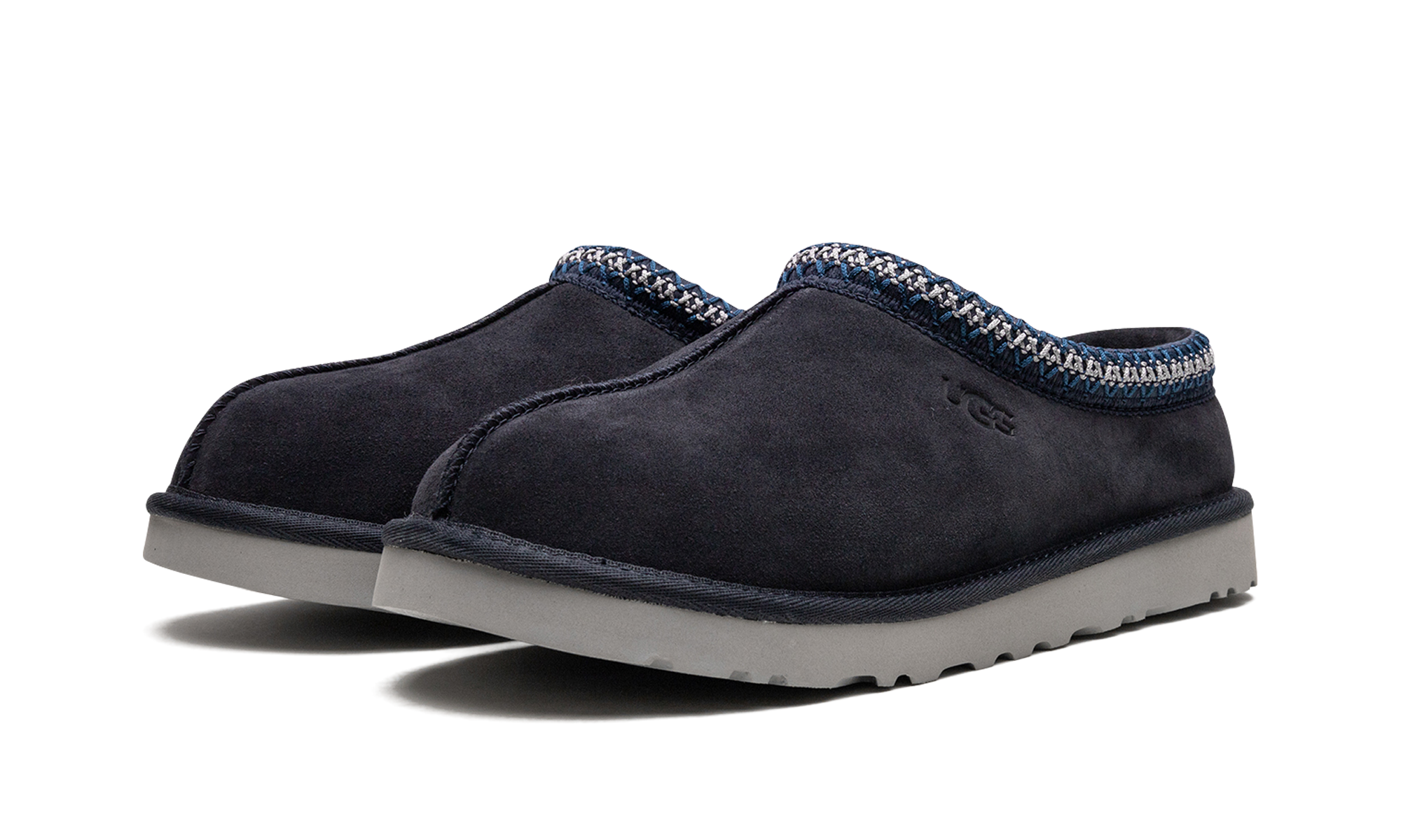 ugg tasman slipper true navy+5950-TNVY+diagnol left view