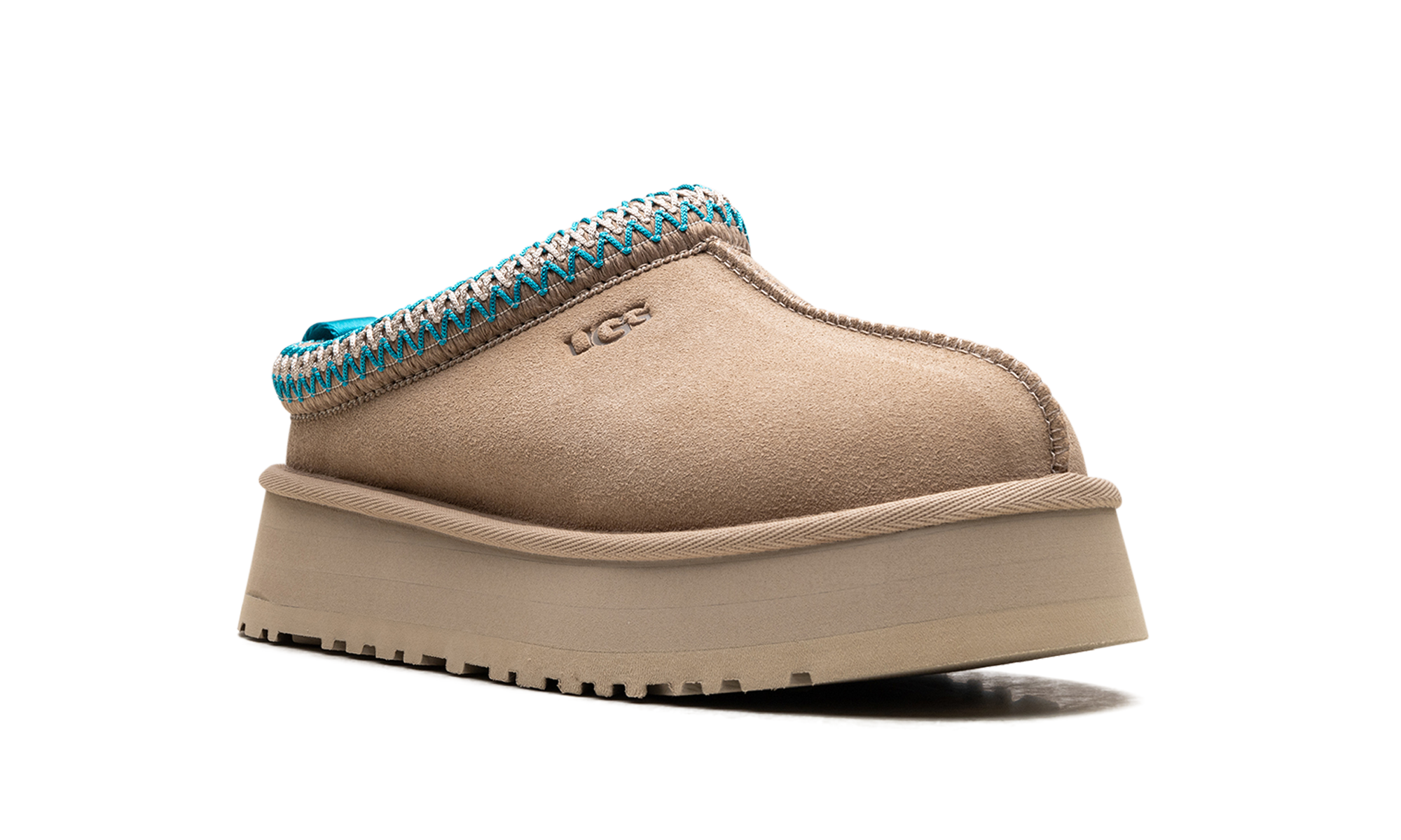 ugg tazz slipper driftwood women s+1122553-DRF+diagnol right view