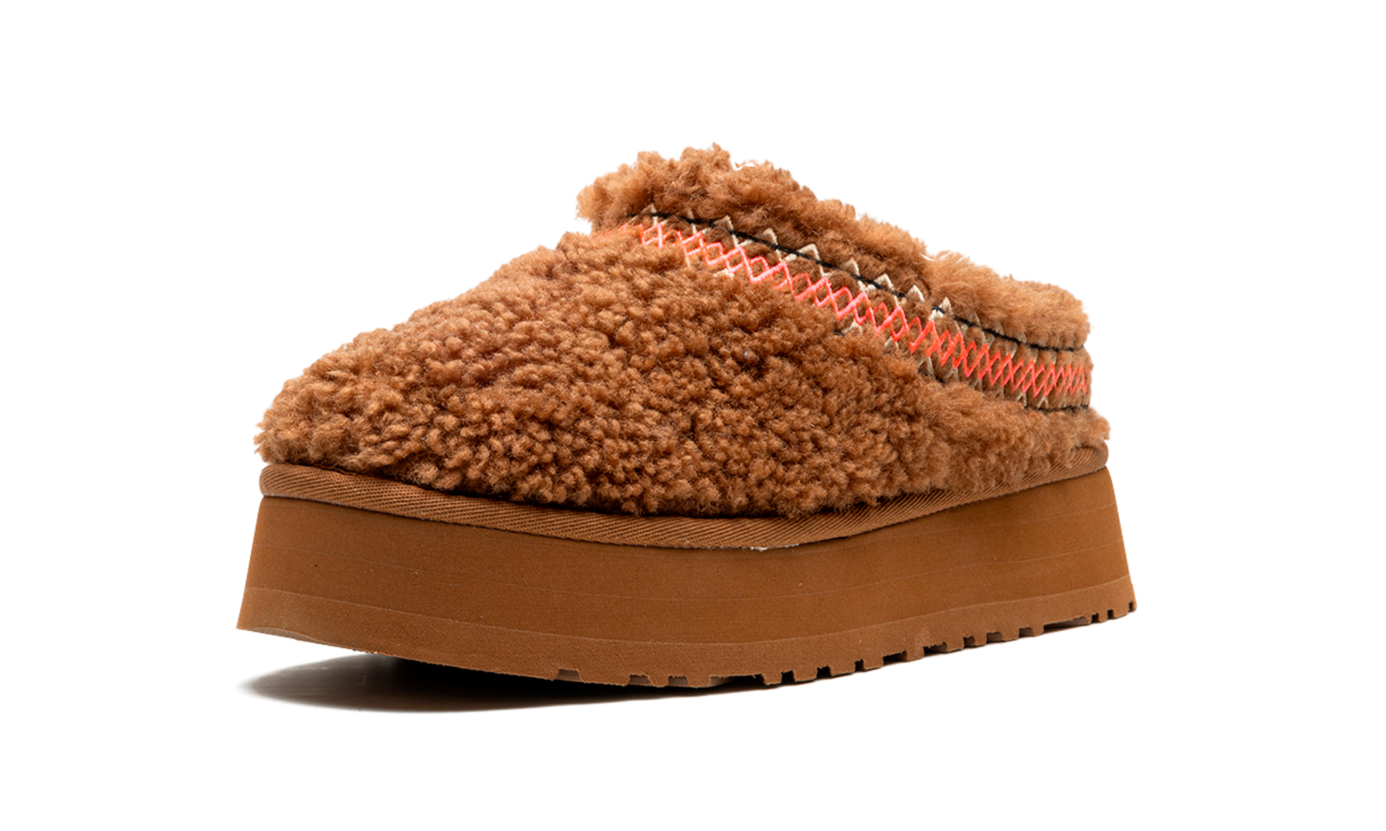 ugg tazz slipper heritage braid hardwood women s+1143976-HWD+left diagnol single view