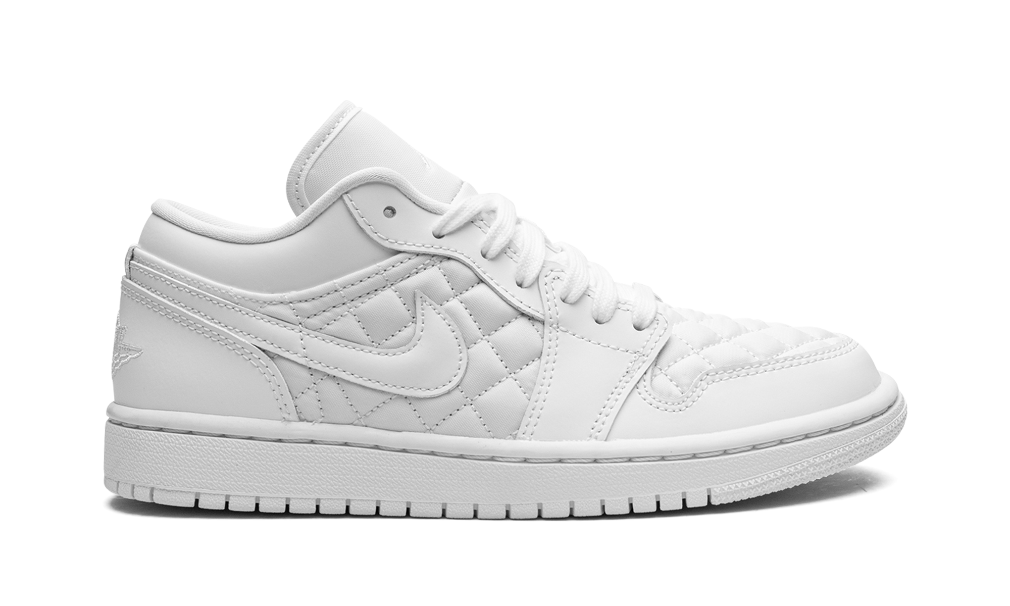 air jordan 1 low quilted white women s+DB6480-100+right view