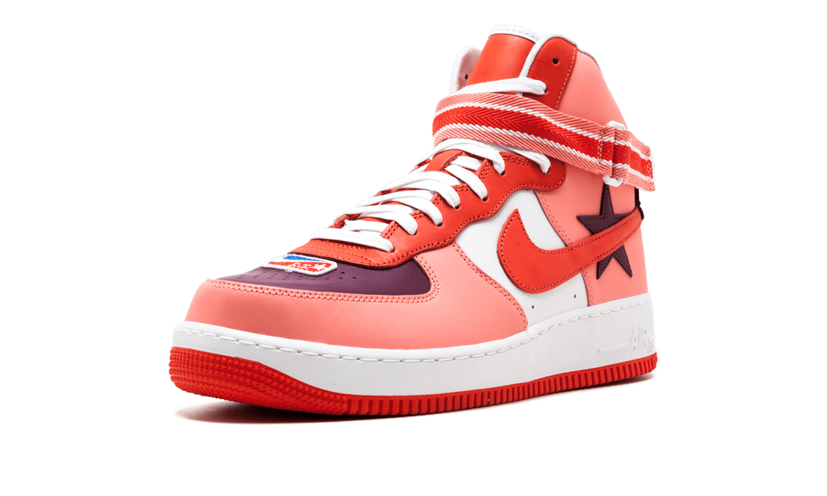 nike air force 1 high riccardo tisci all star 2018 pink+AQ3366-601+left diagnol single view