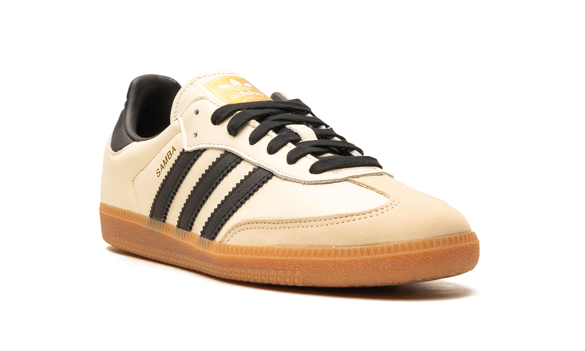 adidas samba og cream white sand strata women s+ID0478+diagnol right view