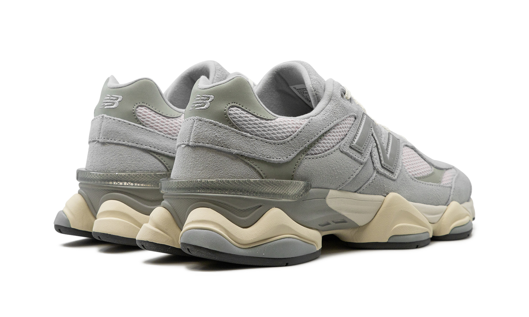 new balance 9060 granite pink+U9060SFB+diagnol right behind view