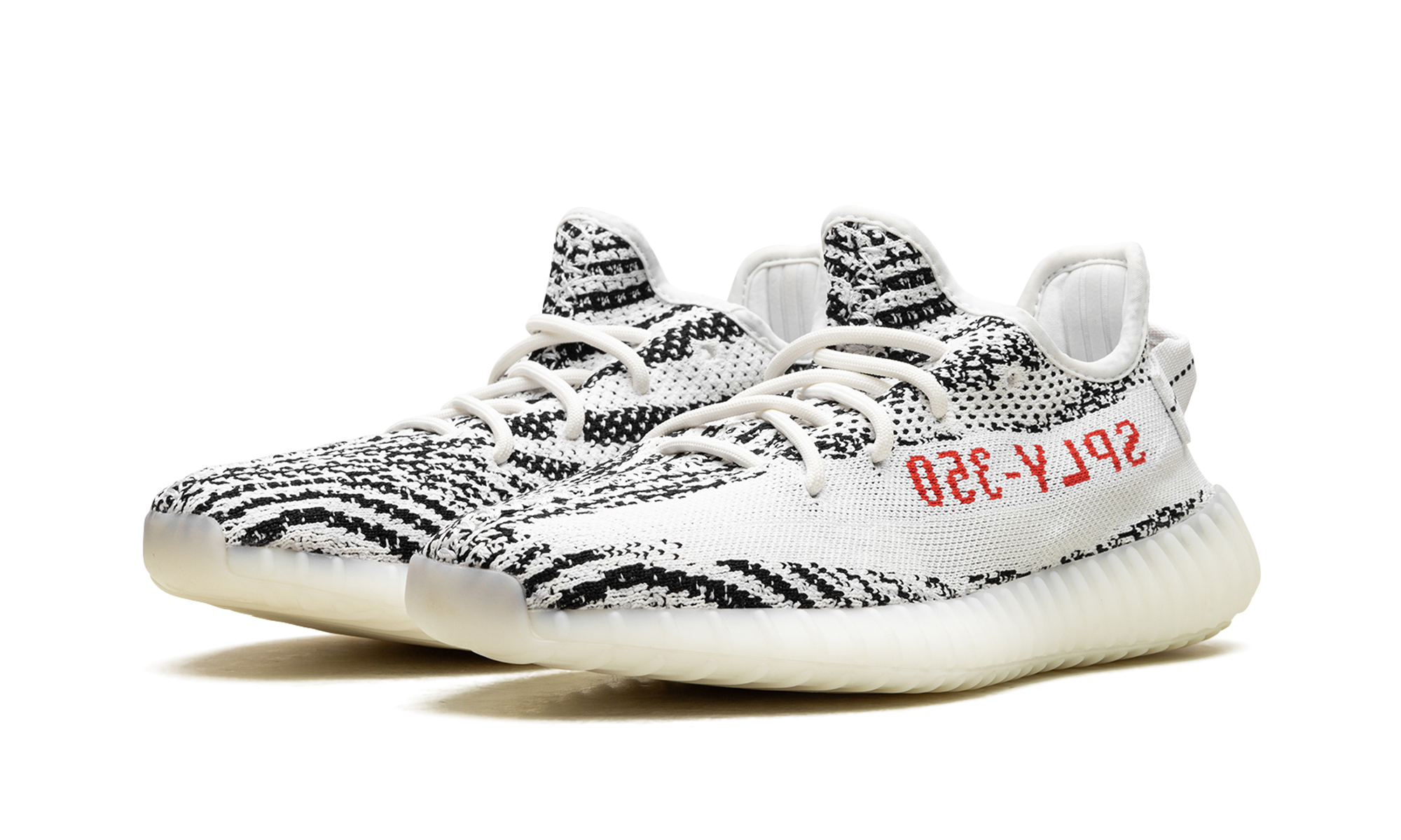 adidas yeezy boost 350 v2 zebra+CP9654+diagnol left view