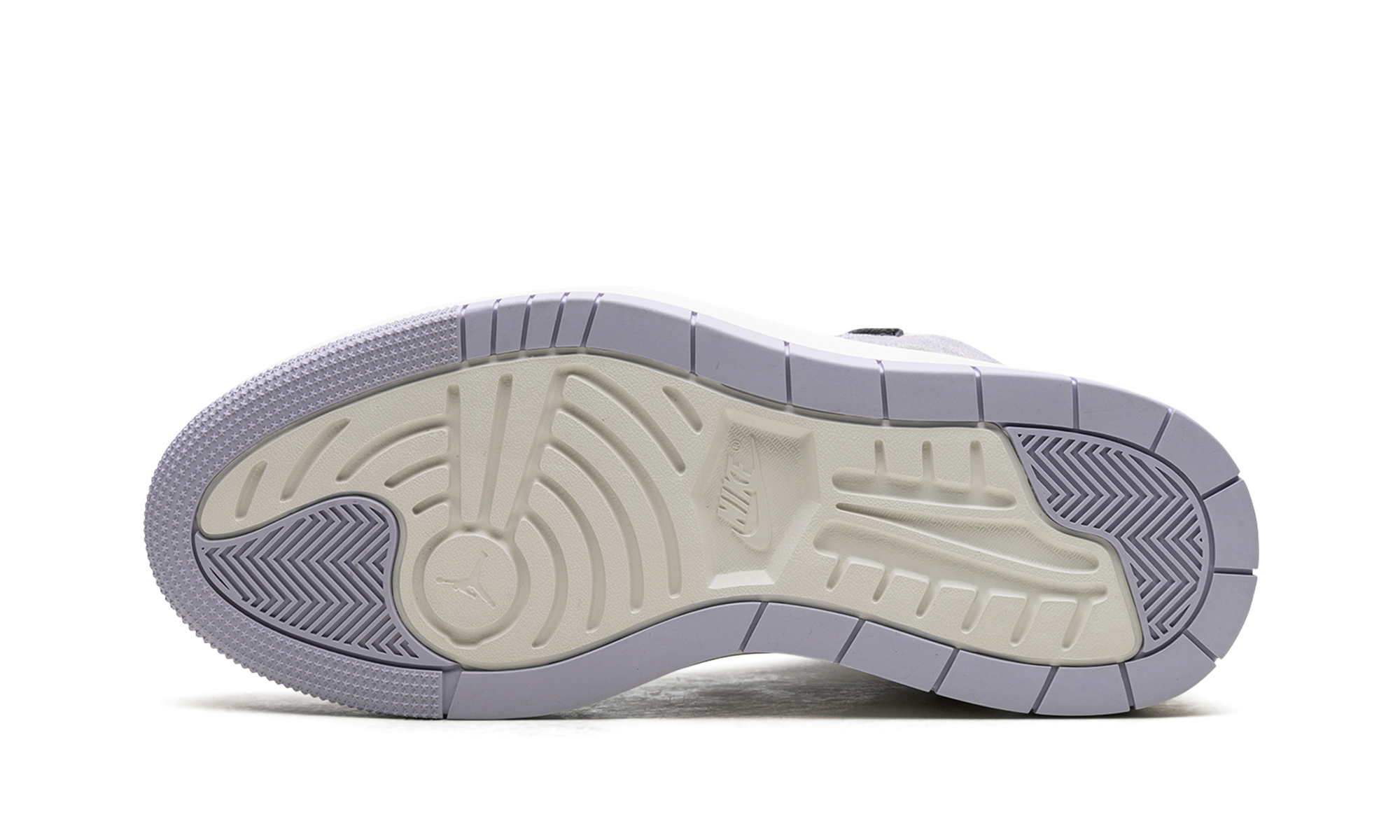 jordan 1 elevate high lilac black toe women s+DN3253-500+bottom view
