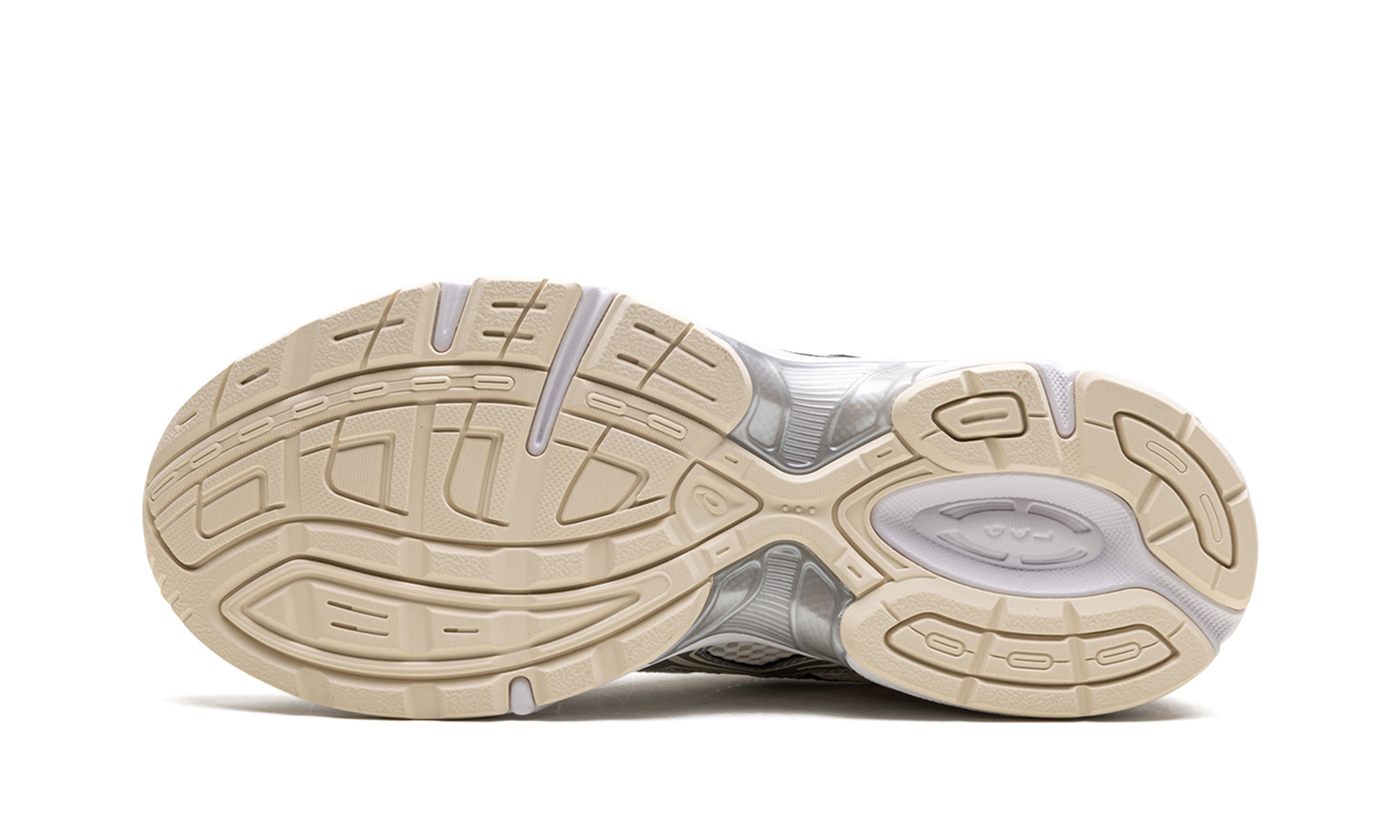 asics gel 1130 cream pure silver women s+1202A164-107+bottom view