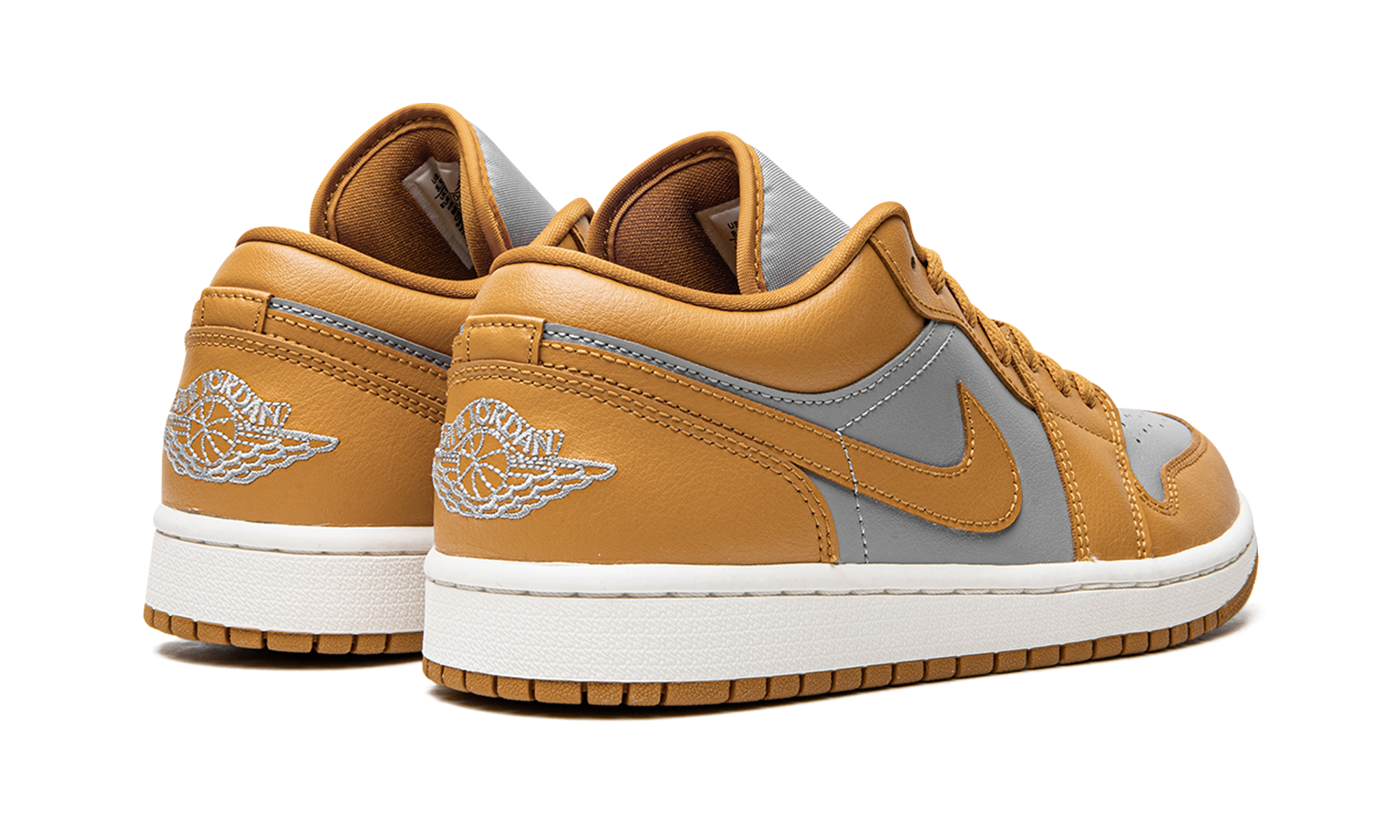 air jordan 1 low cement grey chutney women s+DC0774-020+diagnol right behind view