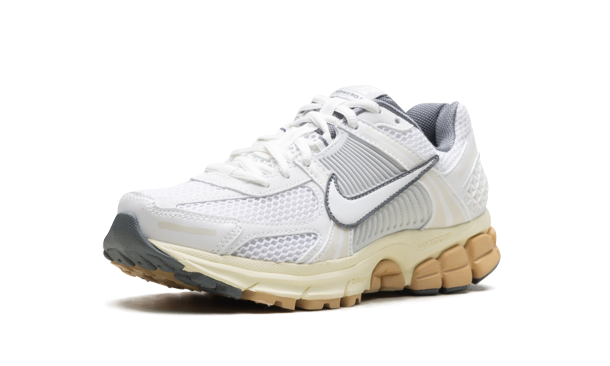 nike zoom vomero 5 summit white pure platinum women s+FJ2028-101+left diagnol single view