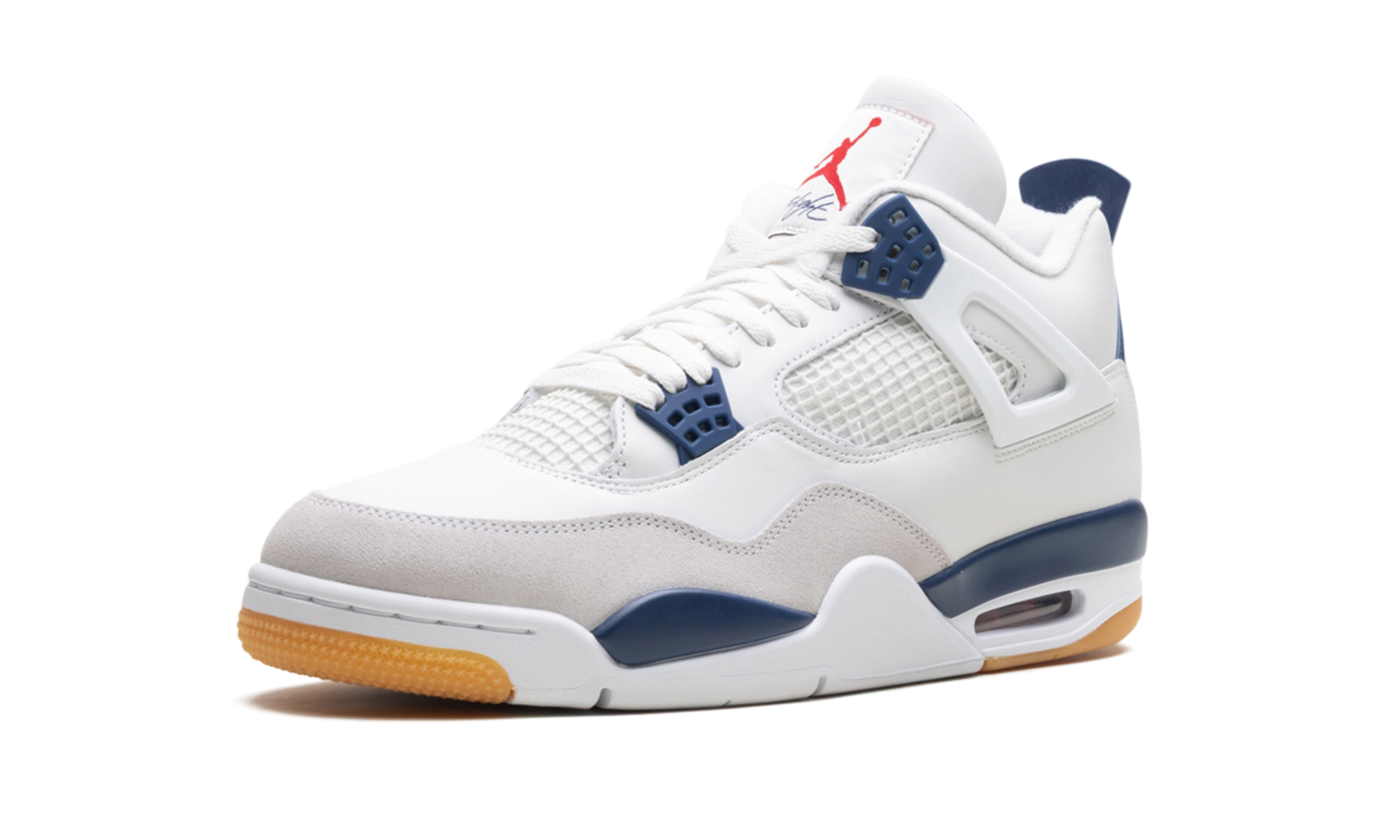 jordan 4 retro sb navy+DR5415-100+left diagnol single view