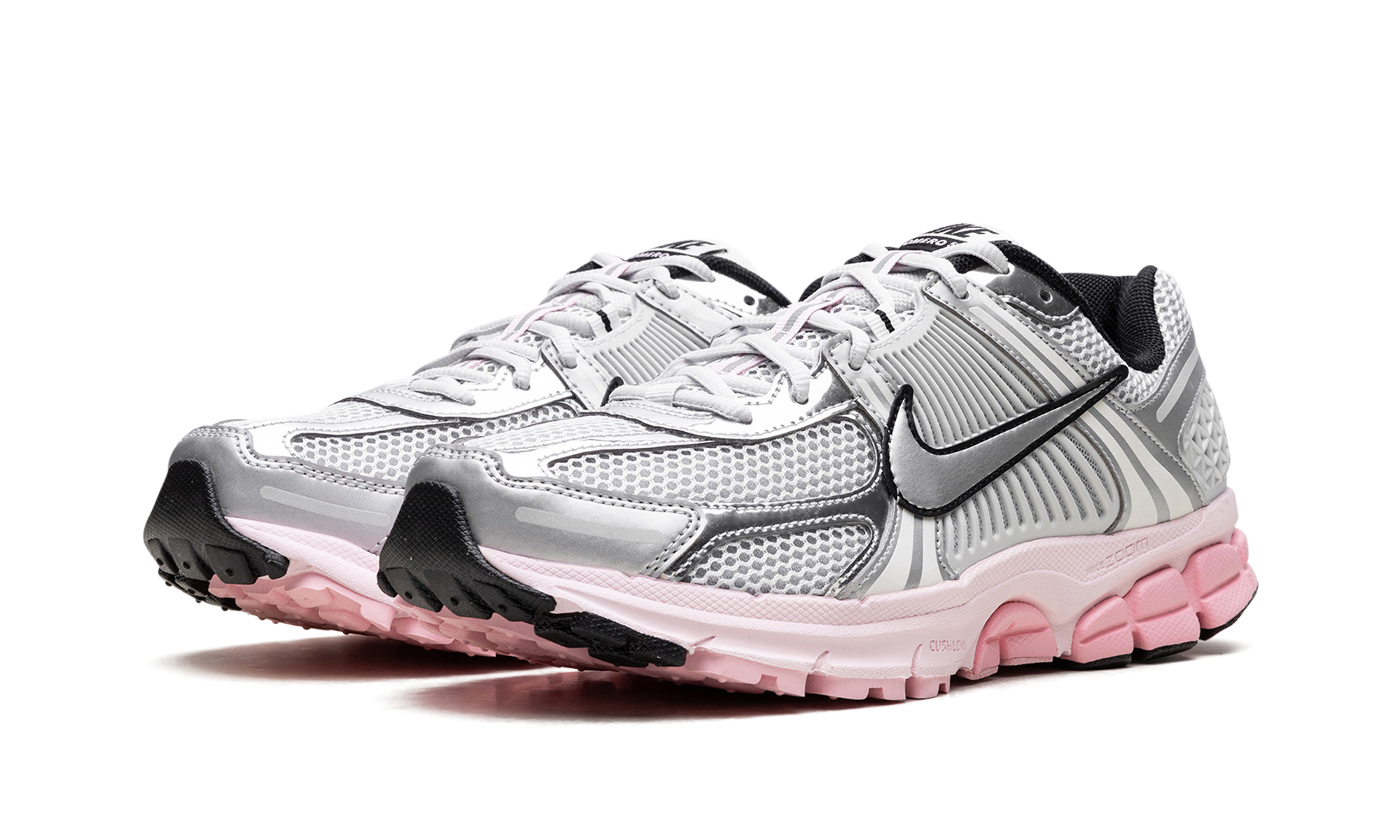 nike zoom vomero 5 photon dust pink foam women s+HF1877-001+diagnol left view