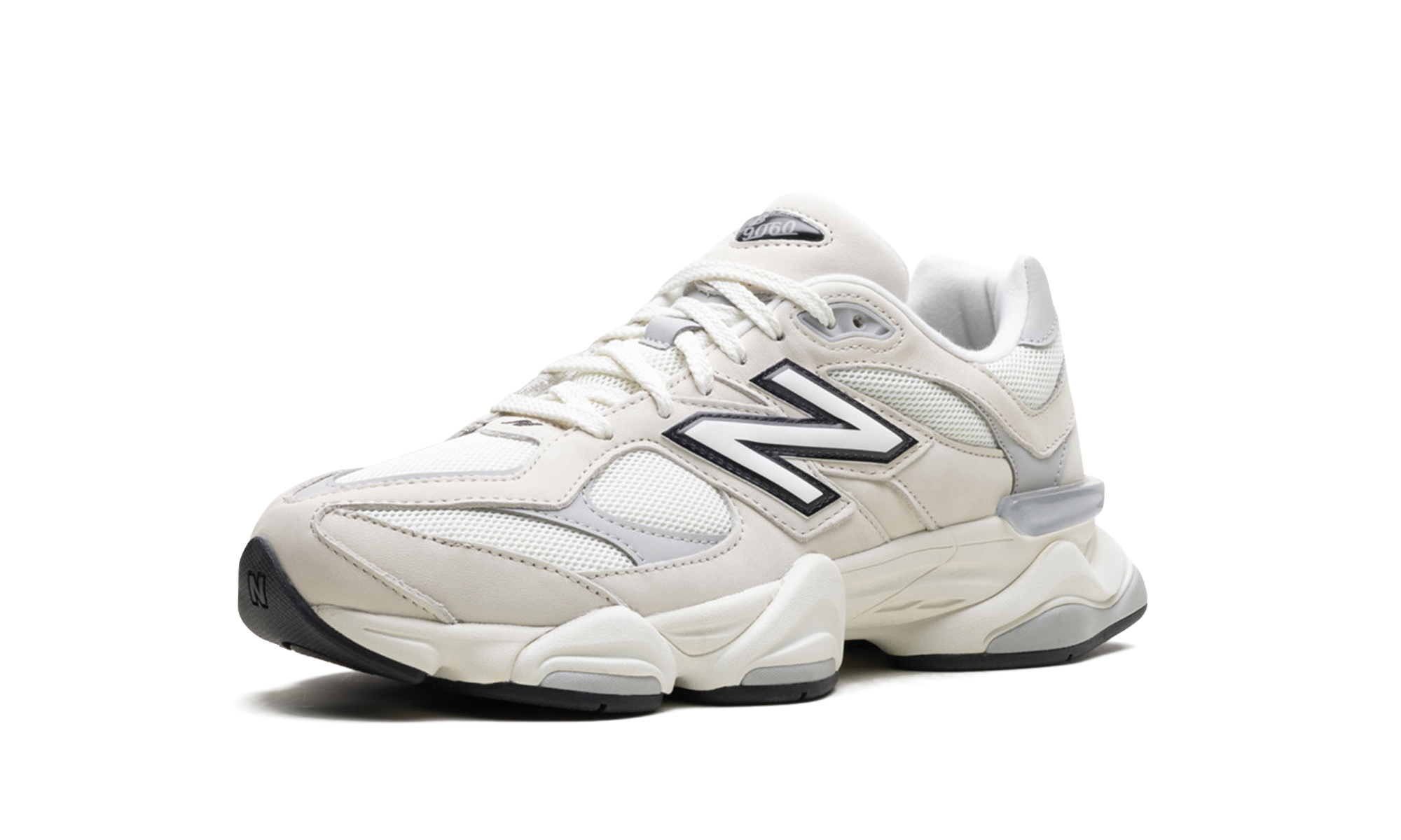 new balance 9060 sea salt raincloud+U9060ZGF+left diagnol single view