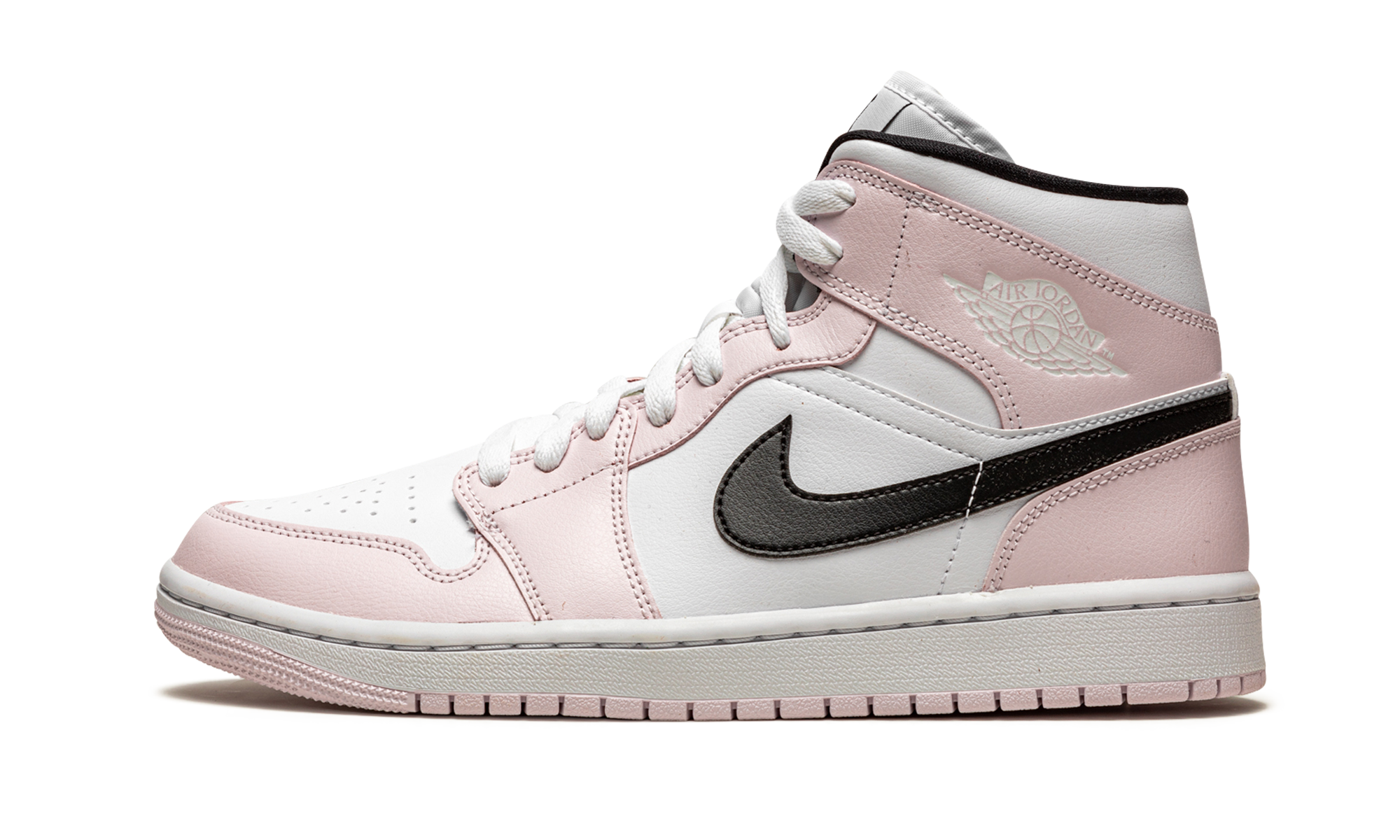 jordan 1 mid barely rose women s+BQ6472-500+diagnol right view 1