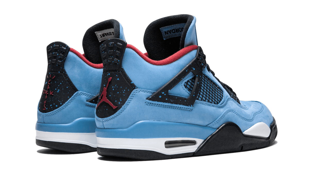 jordan 4 retro travis scott cactus jack+308497-406+diagnol right behind view