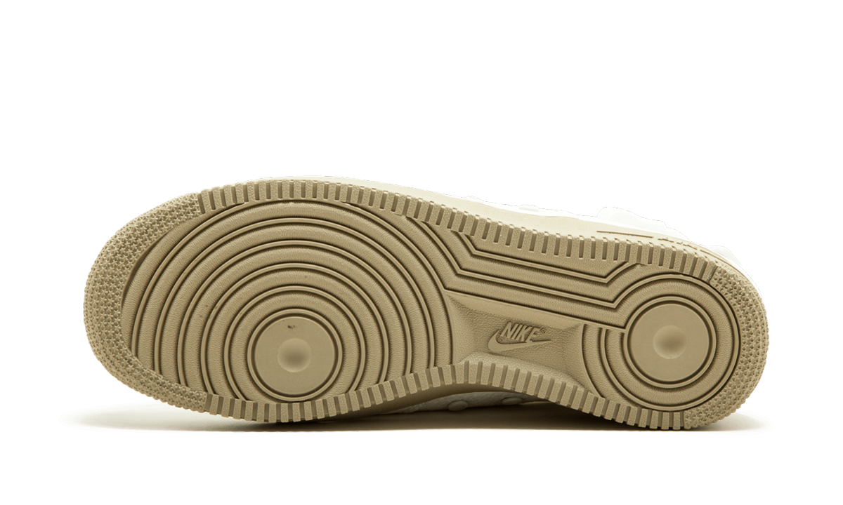 nike sf air force 1 mid ivory olive+917753-101+bottom view