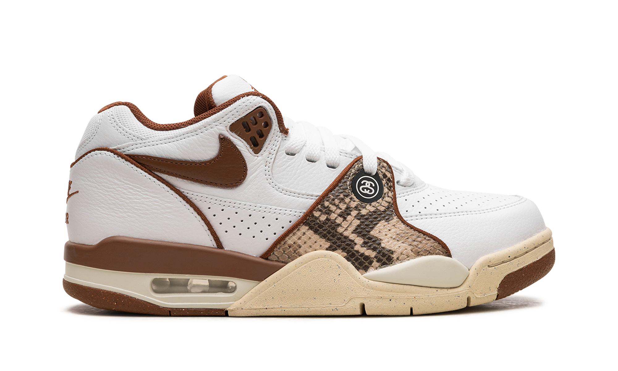 nike air flight 89 low sp stussy pecan+FD6475-100+right view