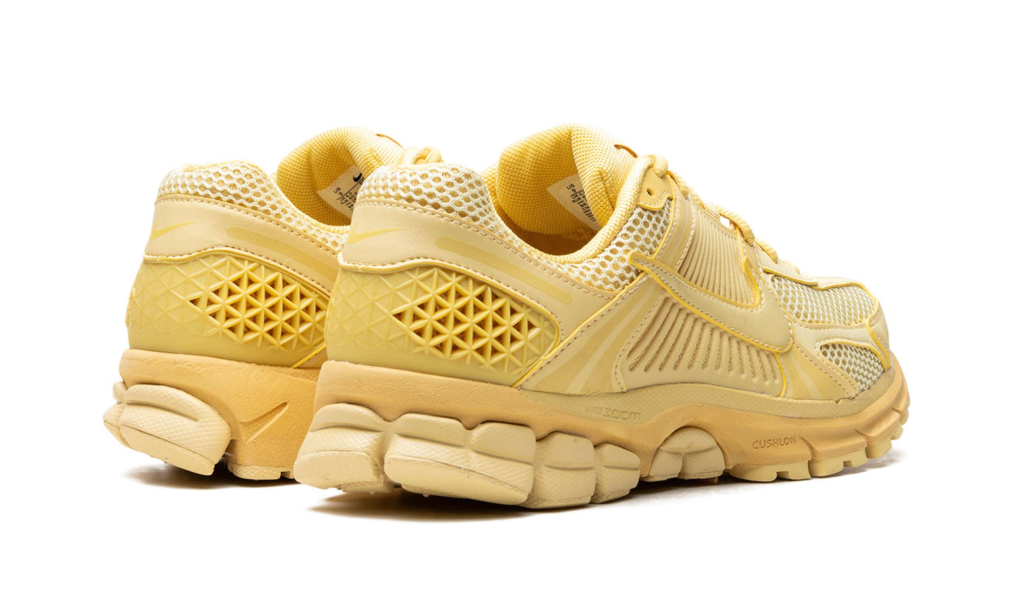 nike zoom vomero 5 saturn gold women s+FQ7079-700+diagnol right behind view