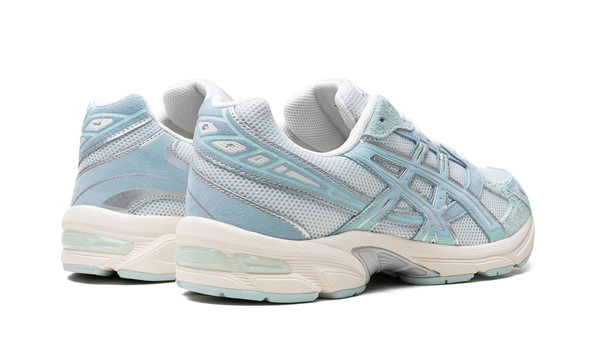 asics gel 1130 birch blue+1203A626-400+diagnol right behind view