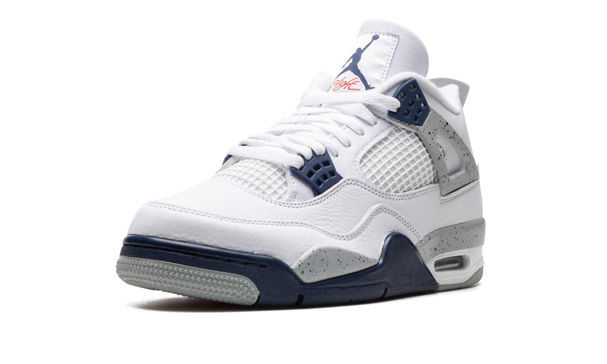 jordan 4 retro midnight navy+DH6927-140+left diagnol single view