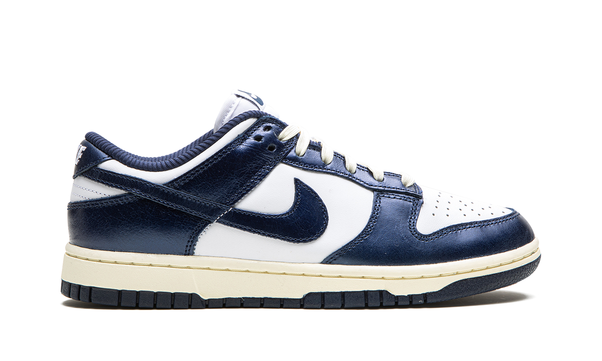nike dunk low prm vintage navy women s+FN7197-100+right view