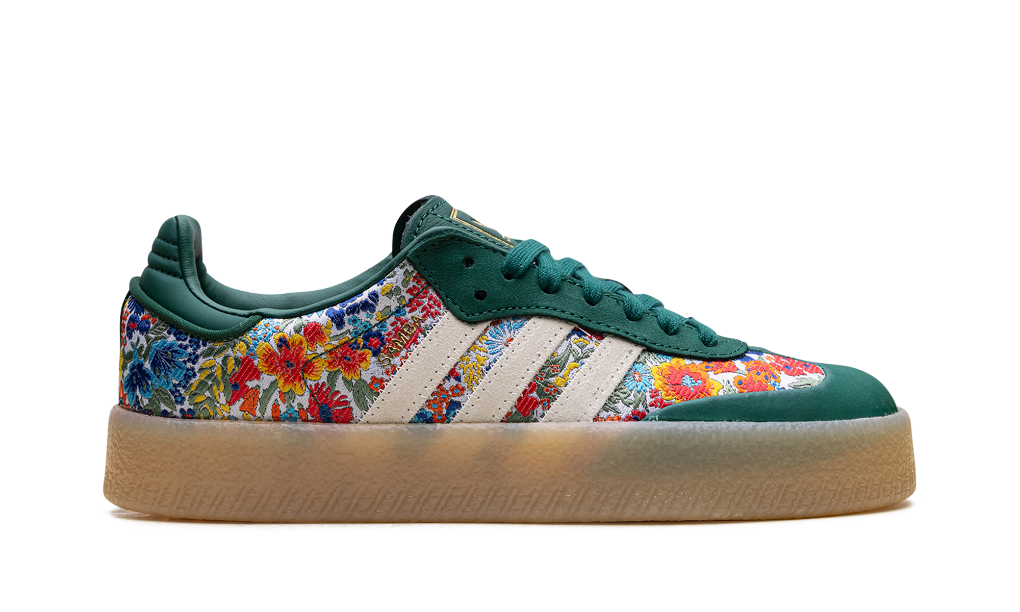 adidas sambae liberty london collegiate green women s+JH7289+right view