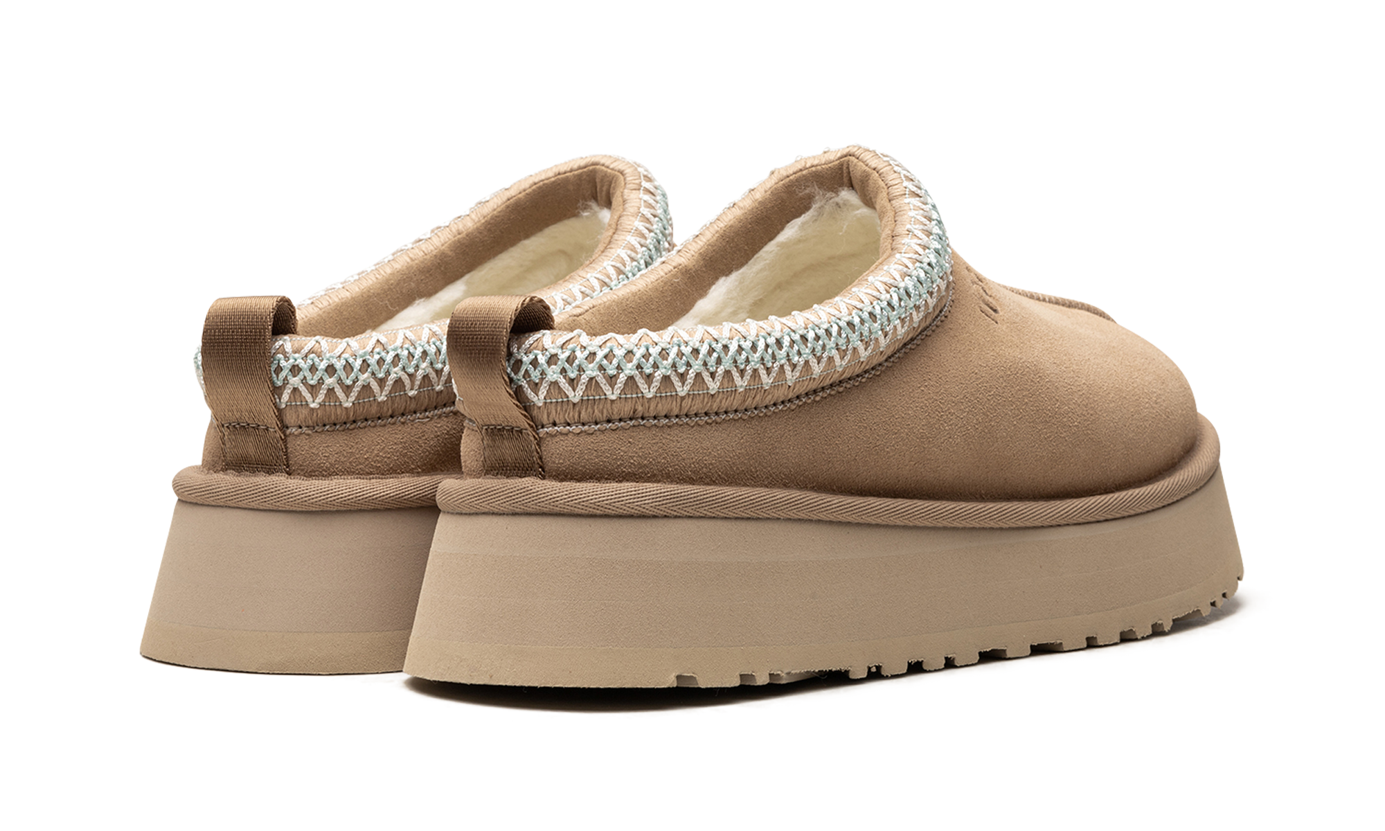 ugg tazz slipper sand women s+1122553-SAN+diagnol right behind view