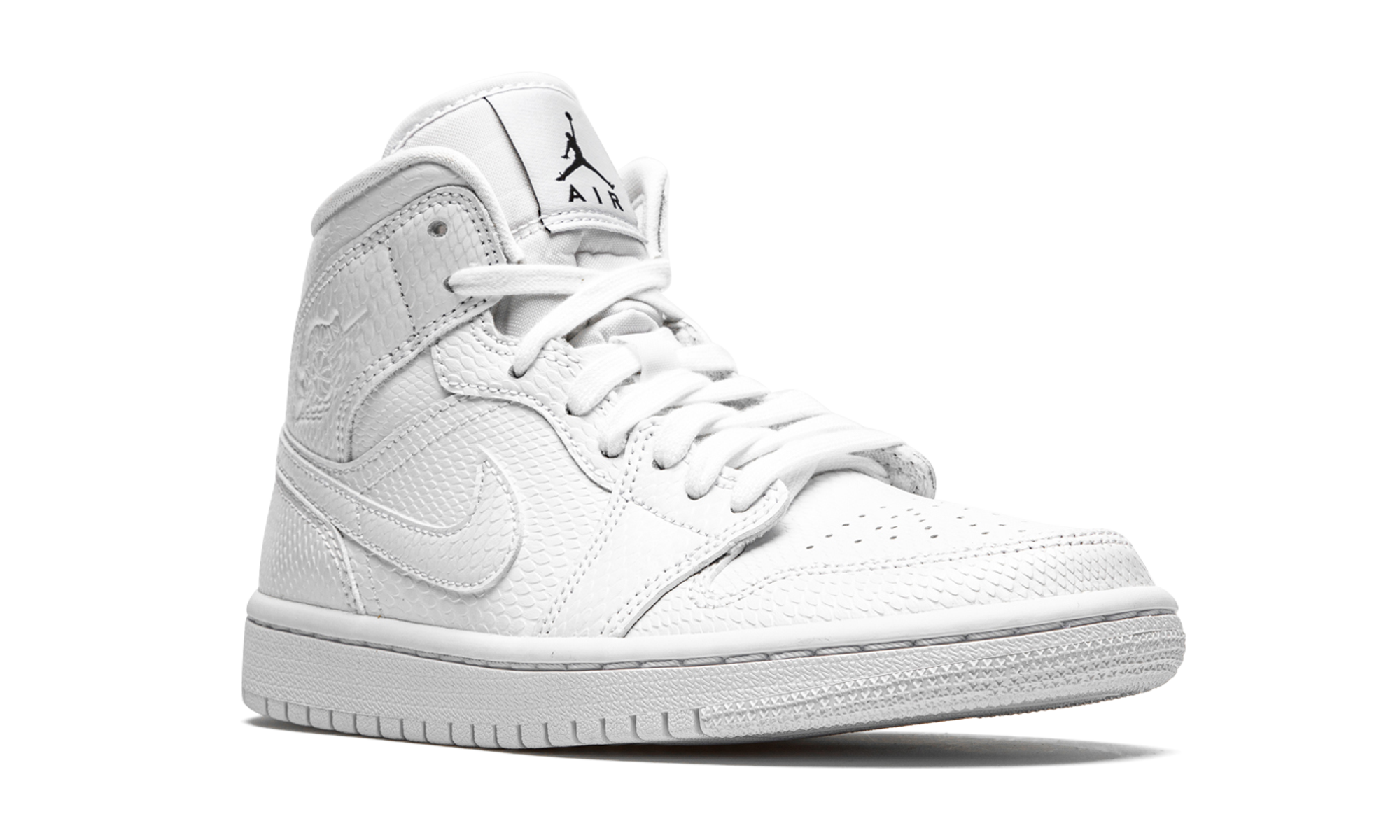 jordan 1 mid white snakeskin women s+BQ6472-110+diagnol right view