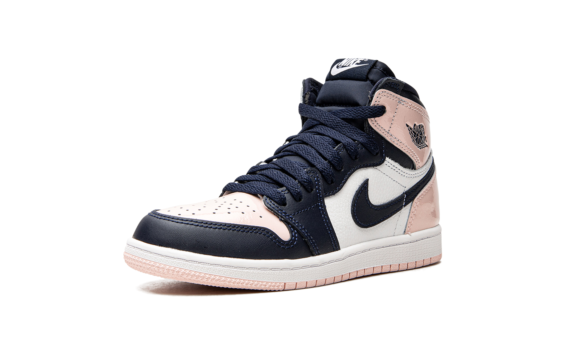 jordan 1 retro high og atmosphere ps+CU0449-641+left diagnol single view