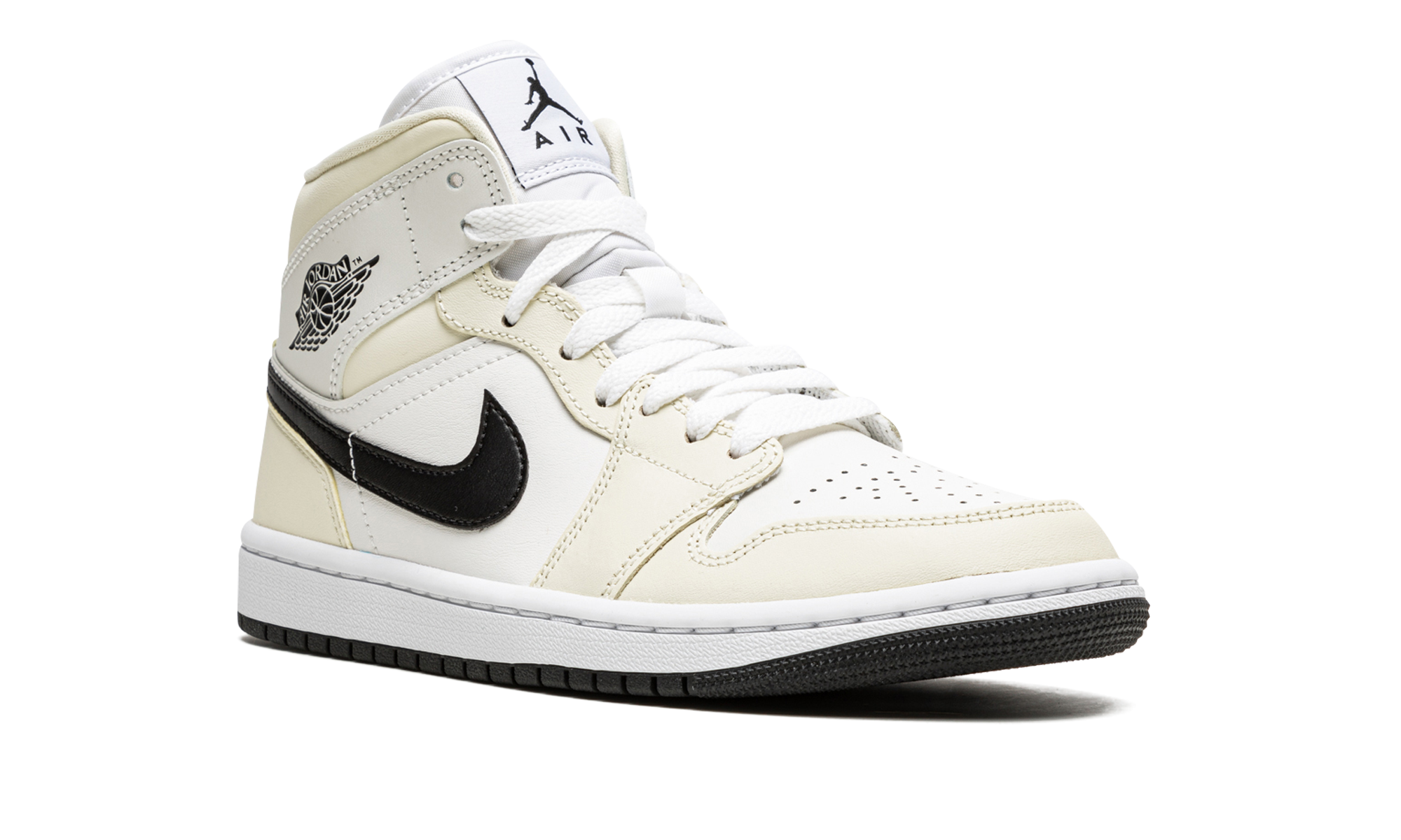 jordan 1 mid coconut milk women s+BQ6472-121+diagnol right view